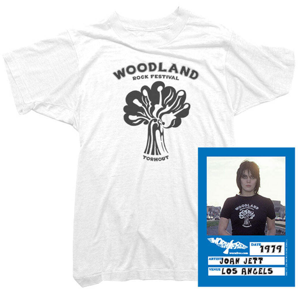 Joan Jett T-Shirt – Woodland Festival Tee worn by Joan Jett – Womens