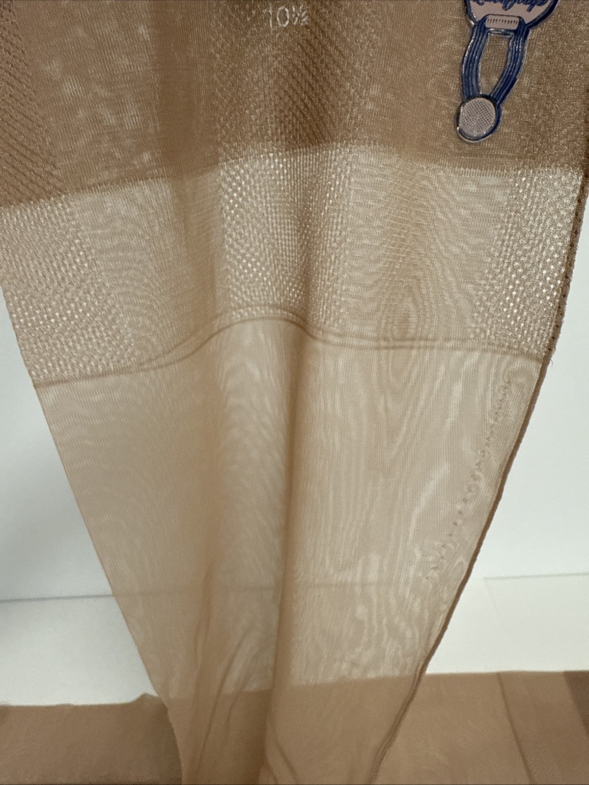 Vintage Mojud Magic-Motion Nylon Stocking Sz 10.5 Lot Of 2 Reinforced Toe