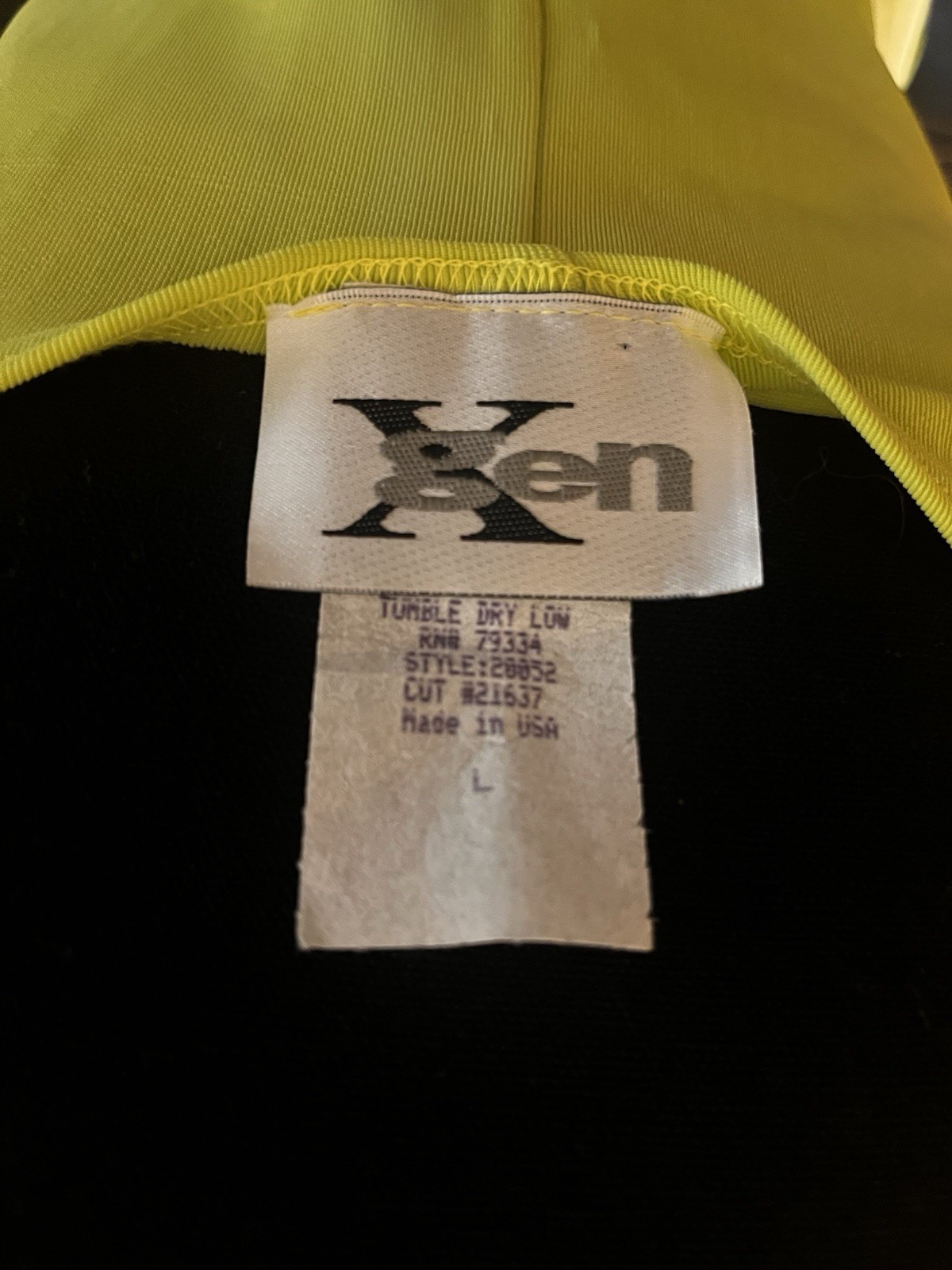 Vintage Lime Green X Gen Dress Size L