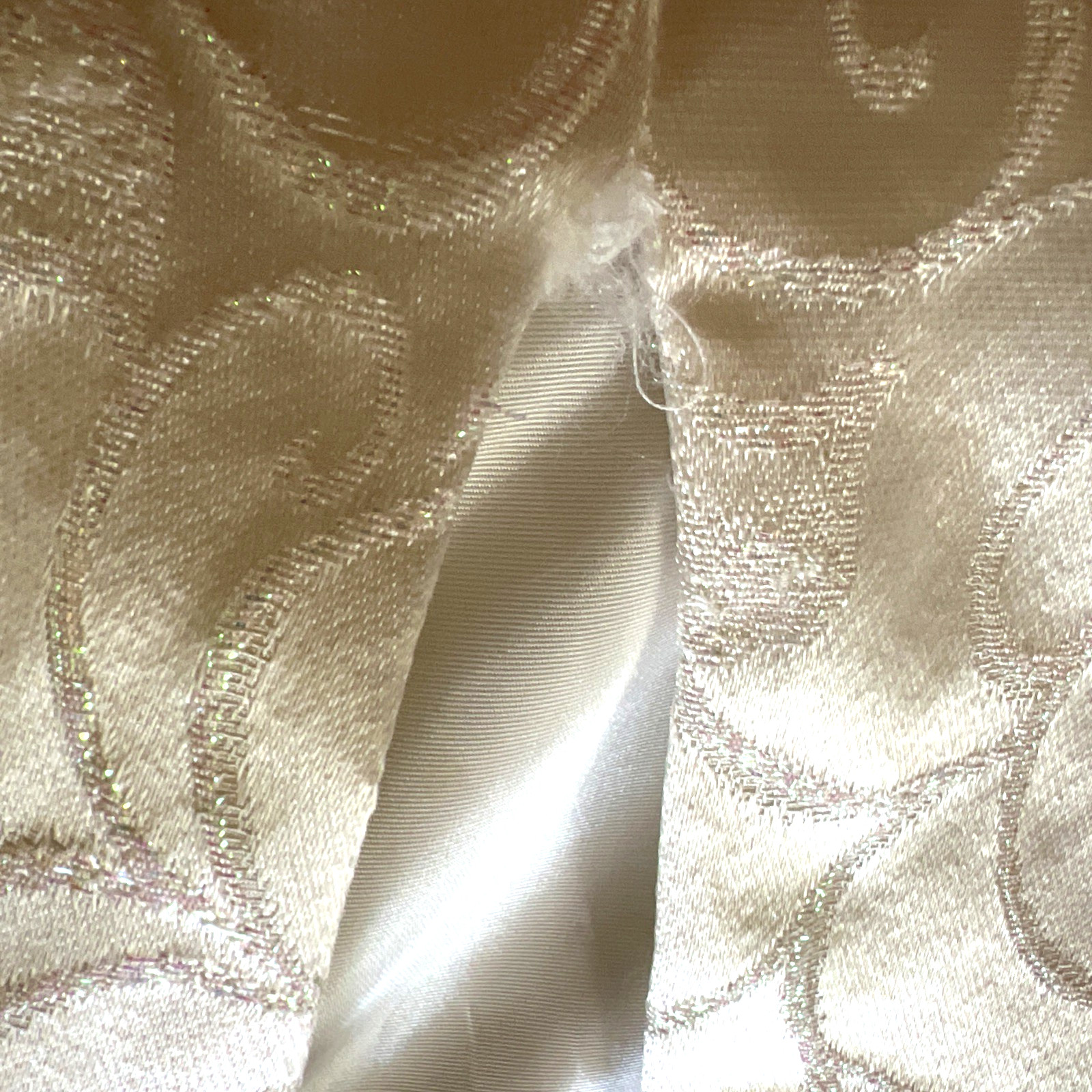 FLIRTATIONS Alfred Angelo Ivory Puff Sleeve Sheath Dress Romantic Lolita Sz 7/8