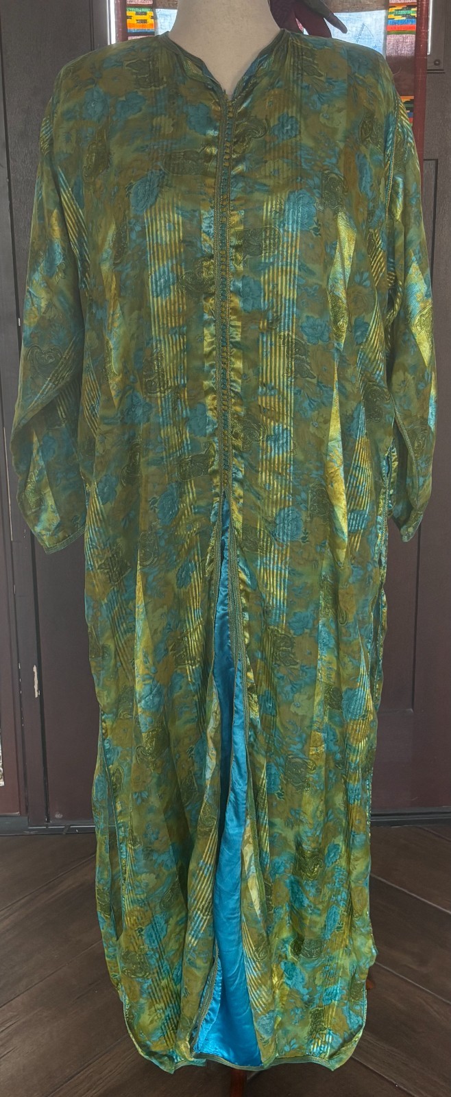 Vtg mid 60&rsquo;s – 70&rsquo;s 2pc Moroccan Caftan Set Sz M-L