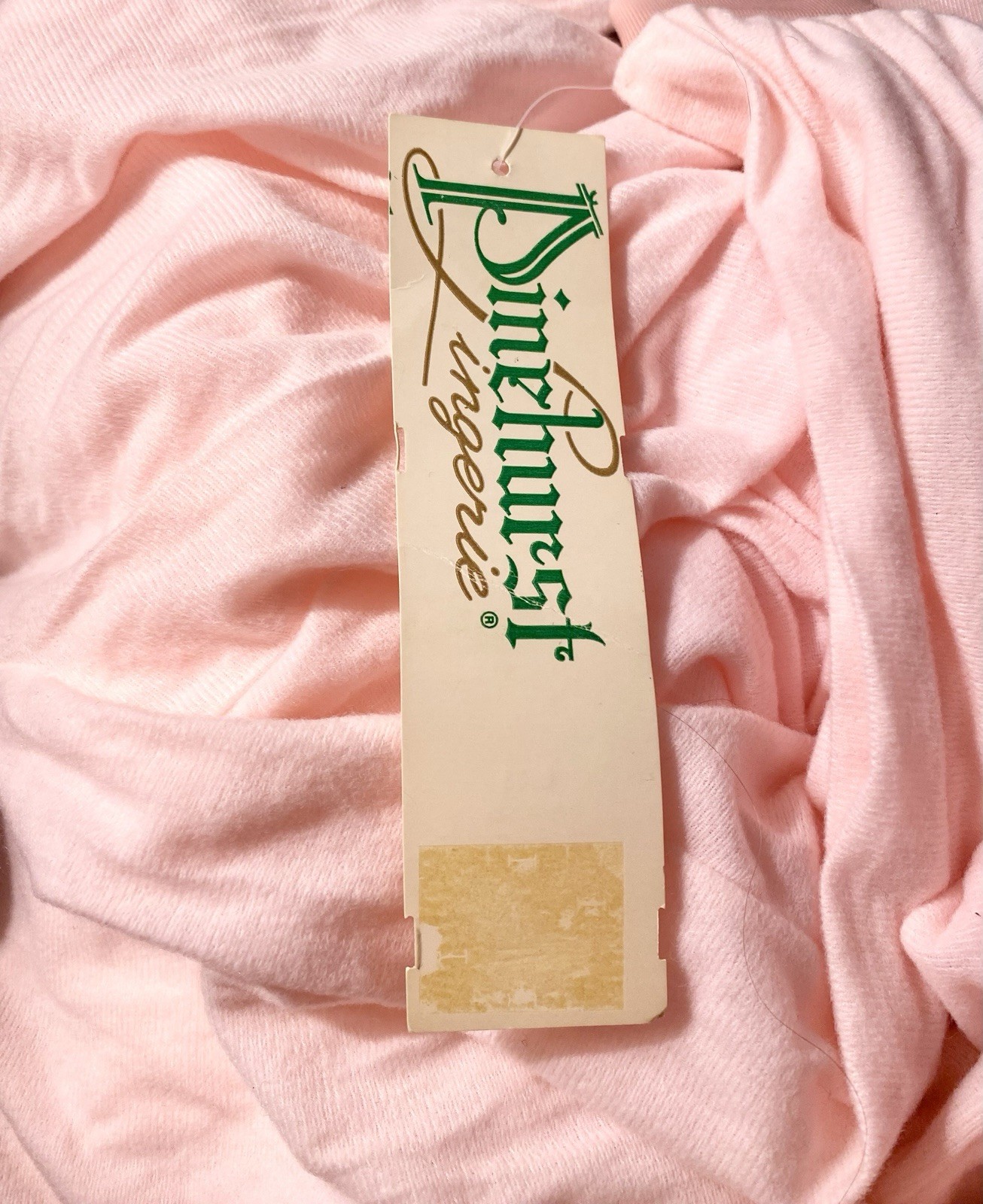 New Vintage 70’s Pinehurst Pink Granny Prairie Nightgown Long Sleeve Winter Smal