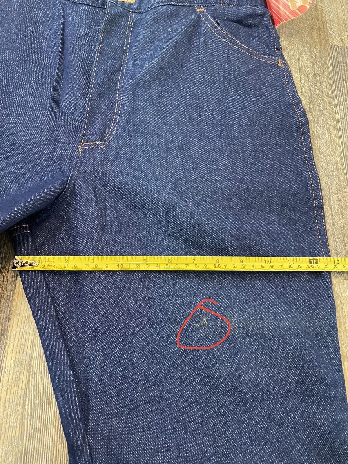 TRUE Vintage WRANGLER NWT Stretch Denim Jeans 80s Talon Streetwear Full Fit 16