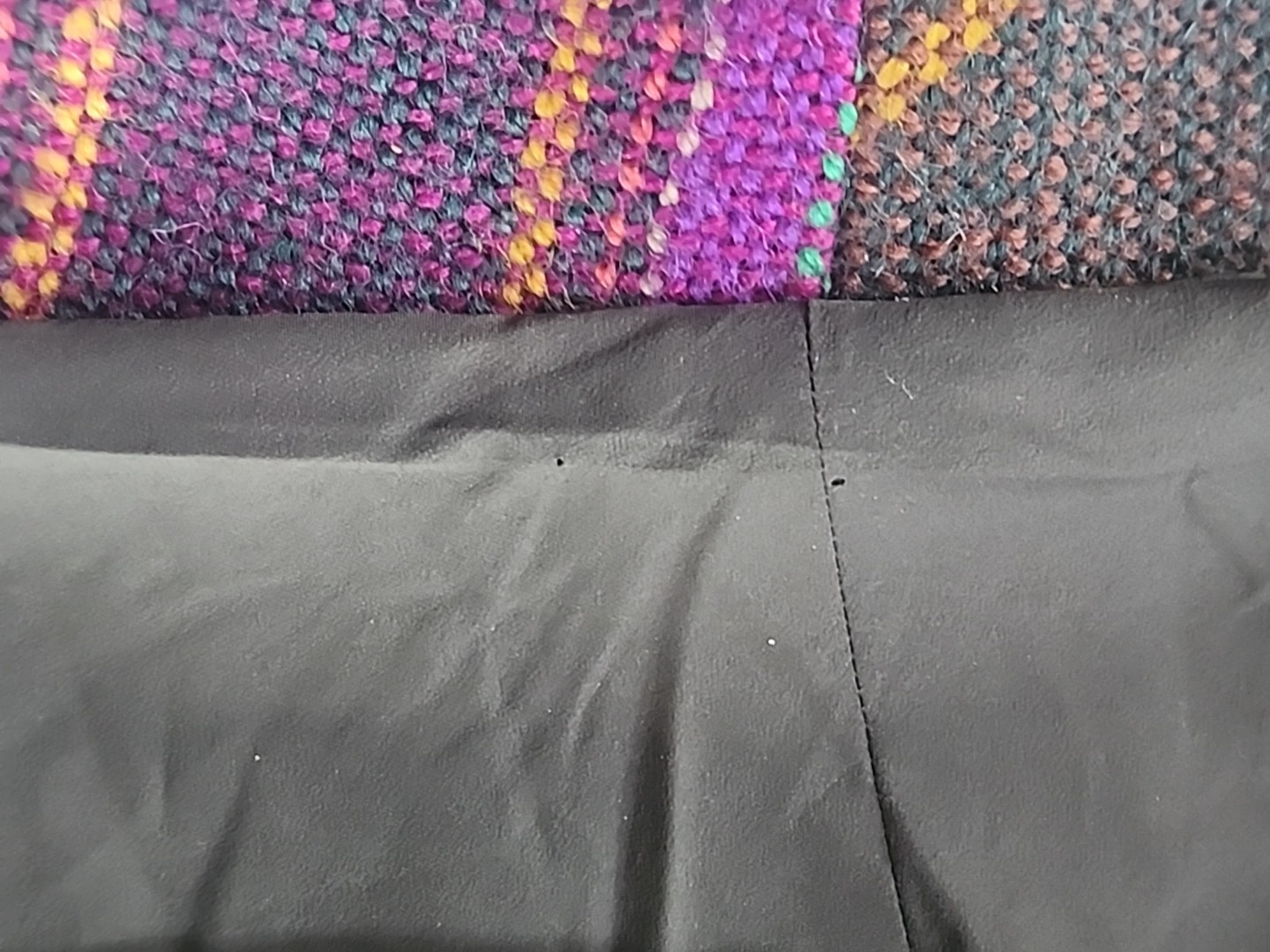 VTG Emanuel Ungaro Parallele Paris Italy Wool Tweed Jacket Sz Med/8 Purple Green