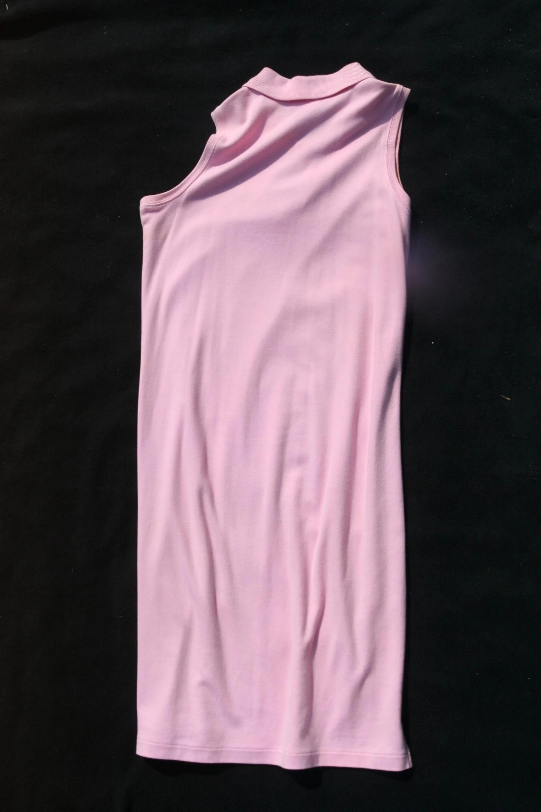 Laura Ashley Vintage long sleeveless pink knit cotton dress size M
