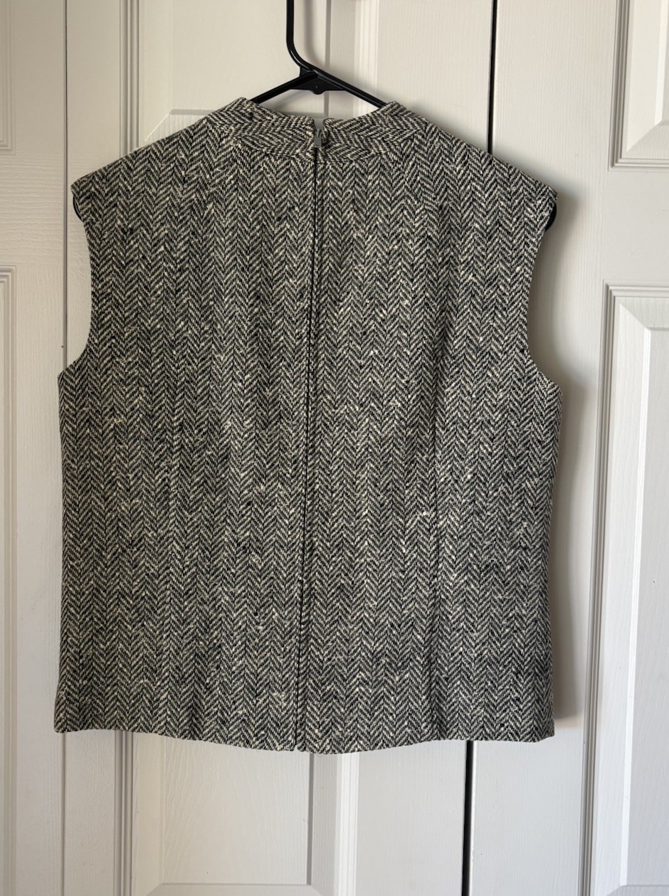 Pendleton | Vintage pure wool 2 pc skirt vest set Herringbone. Side 12. Classic