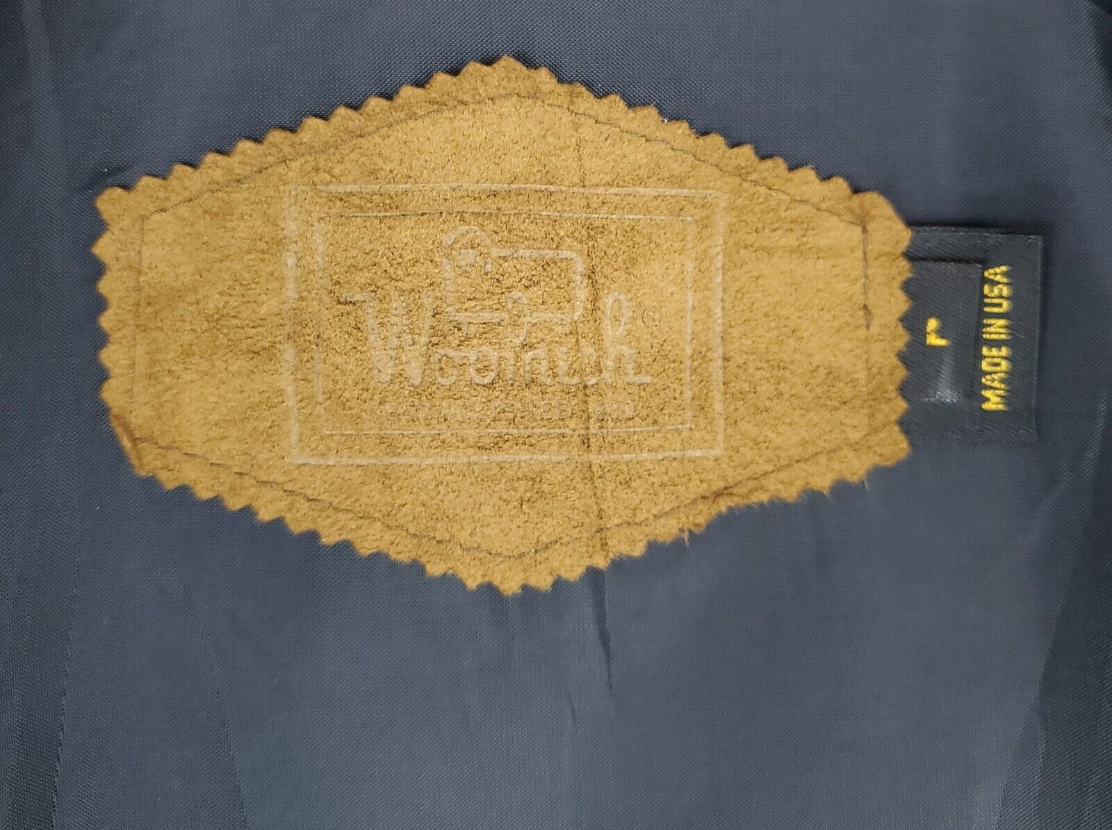 VTG WOOLRICH USA Size Large Womens Wool Aztec Southwest Chore Barn Jacket Coat