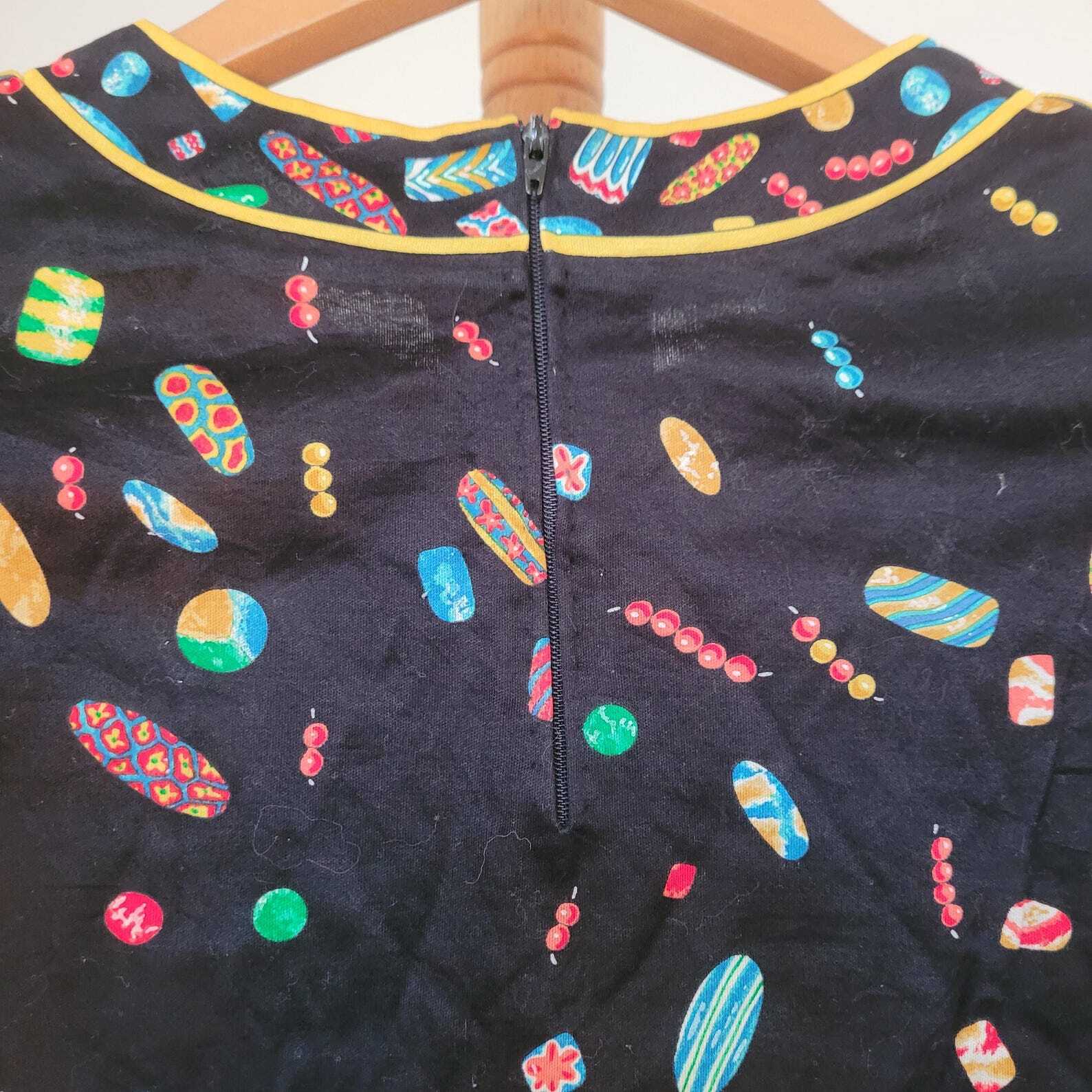 F003, Vintage LEONARD black blouse,Vintage blouse,Wear to work, Made in Japan