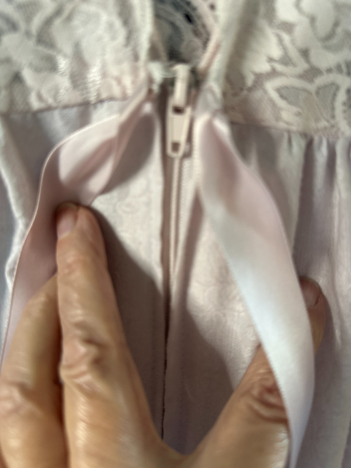 Vtg Gilligan O&rsquo;Malley Nightgown Robe Set Pink Medium Pink, Lace, Zip 2813 2613