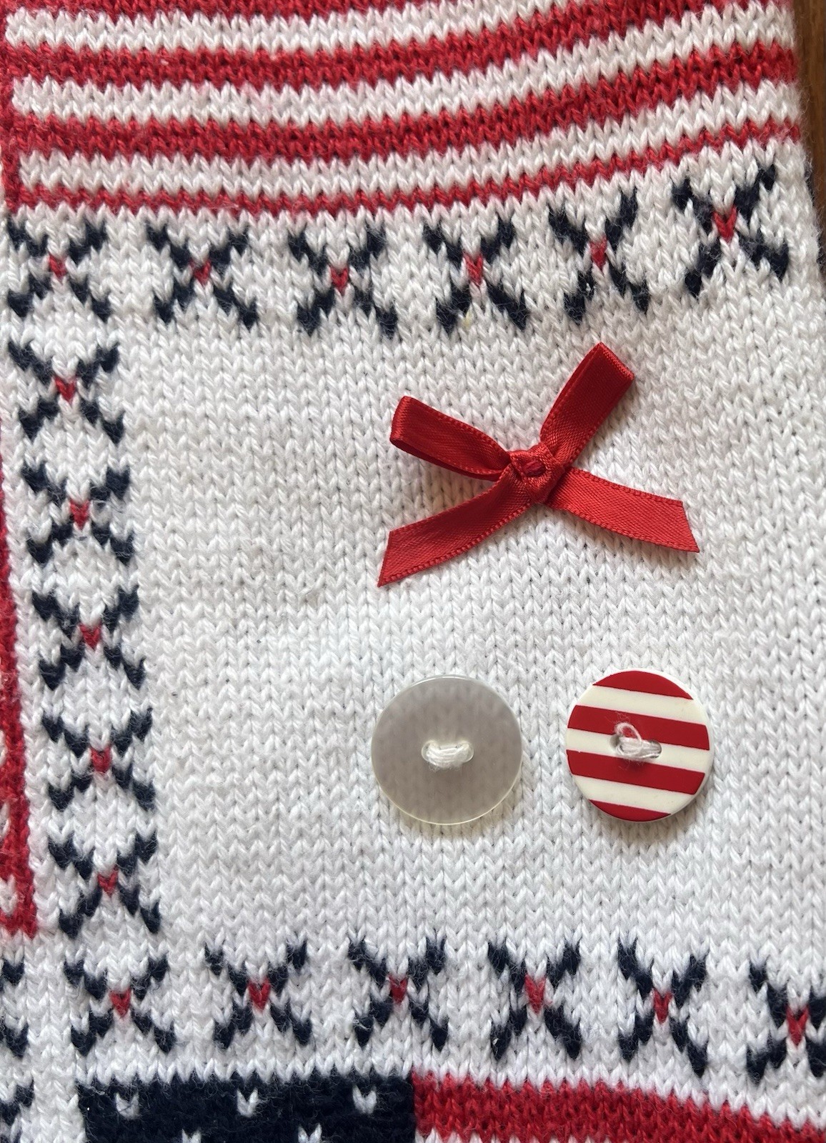 Loft Sweater Vest USA Flag Patchwork Medium Cottagecore Grandmacore Vintage