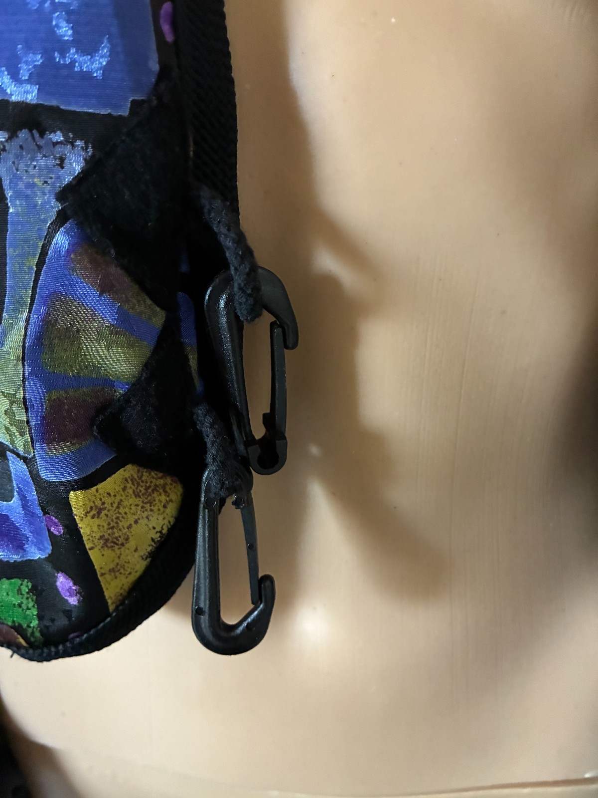 vtg 80&rsquo;s Miko Francisco colorful convertible jacket art to wear O/S