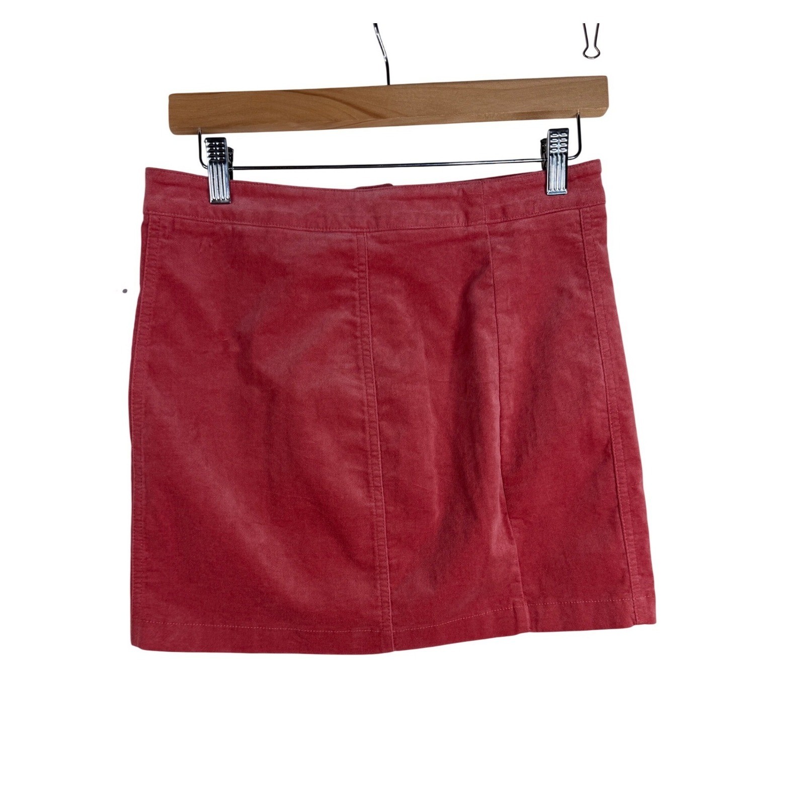 NWT Forever 21 Button Side Mini Skirt size Medium In Rose