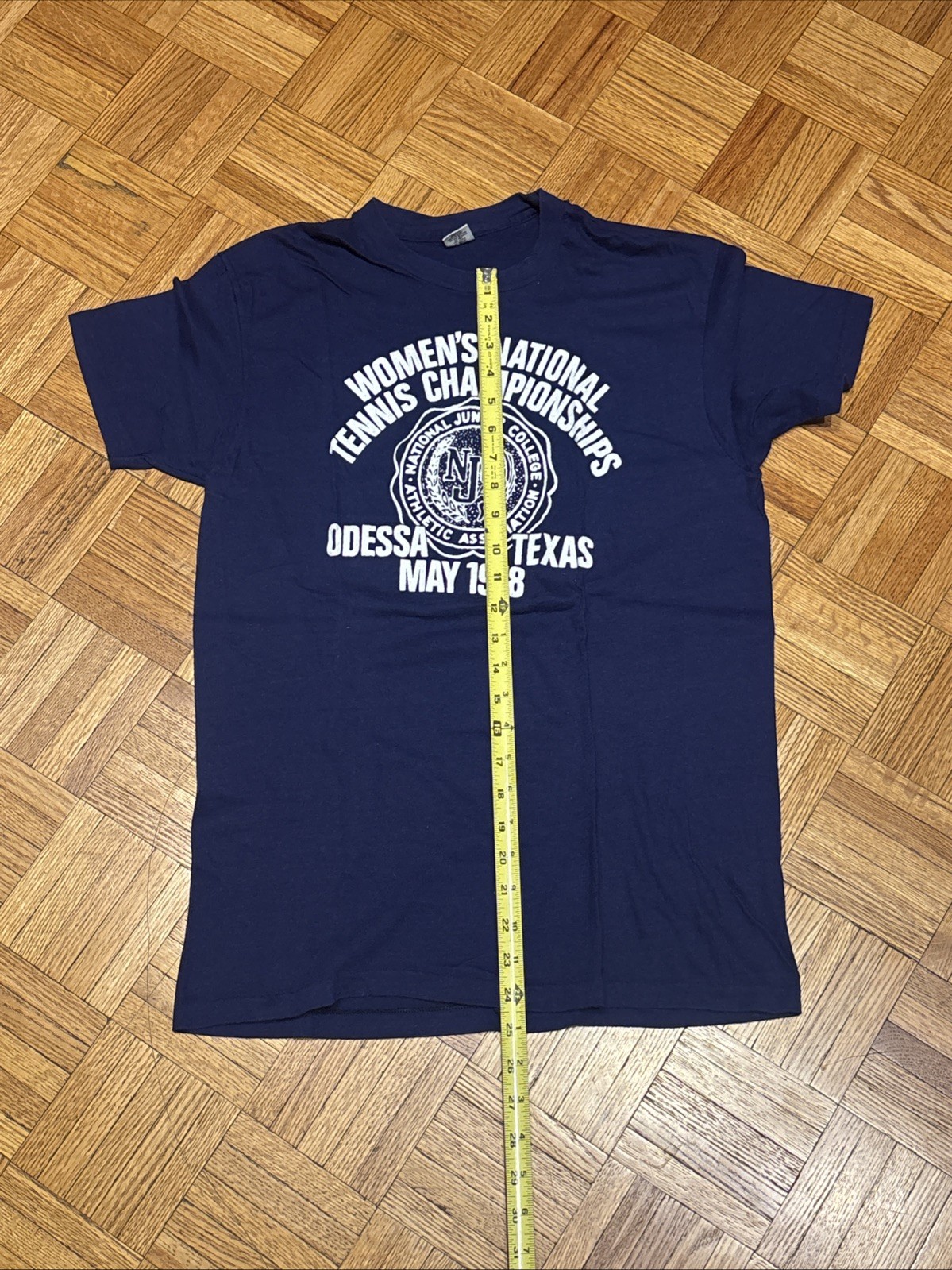 1978 NJCAA Junior College Women’s National Tennis Championship T-shirt – Large