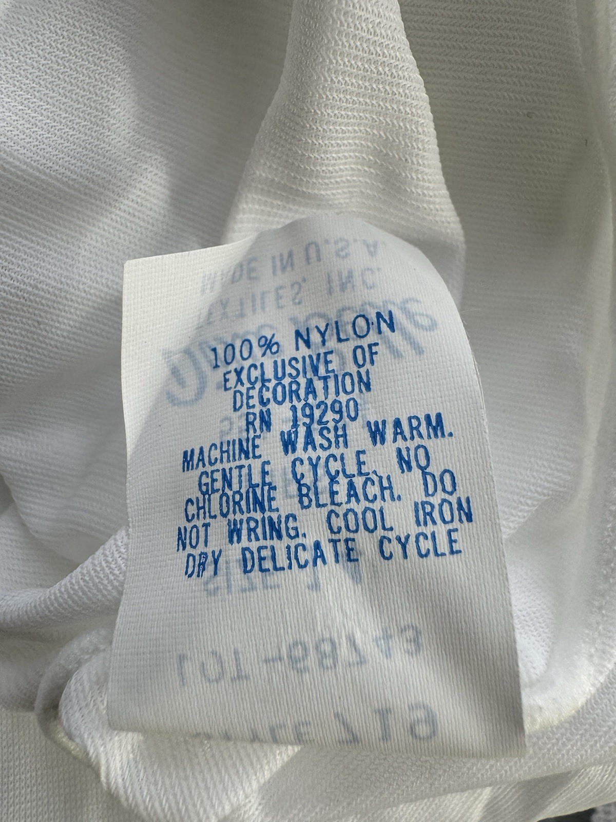 VTG Dixie Belle Sheer Nylon High Waist Panties White Sculpted Feature 3 In Lot