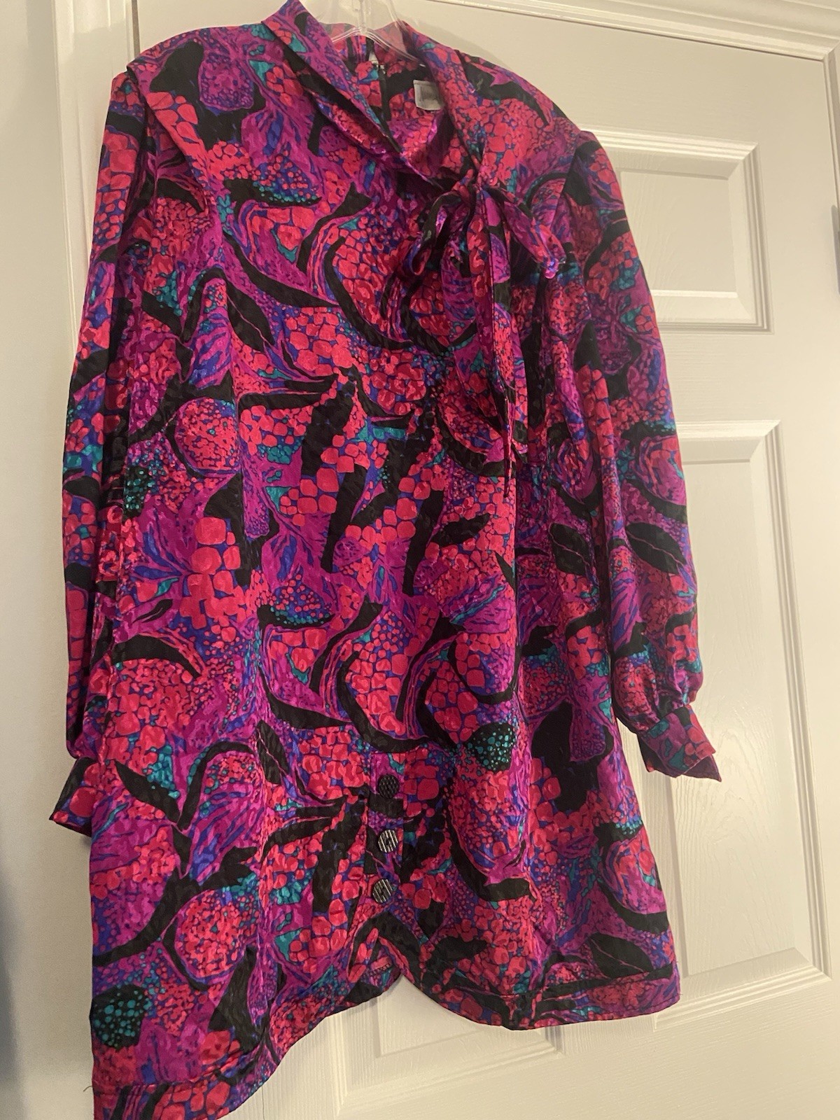 Vintage 80s Neiman Marcus Grace Tone Union Made Dress L – Boho Glam Colorful