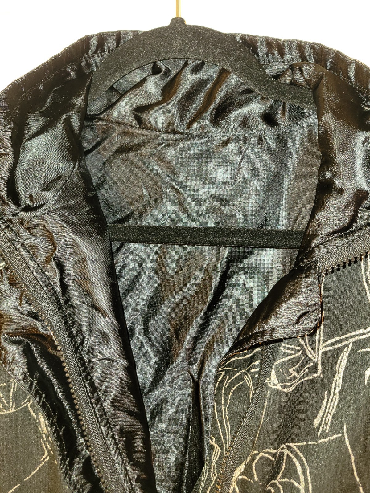Vintage 1990s, Jacket, Women&rsquo;s, Medium, Black and Gold Details