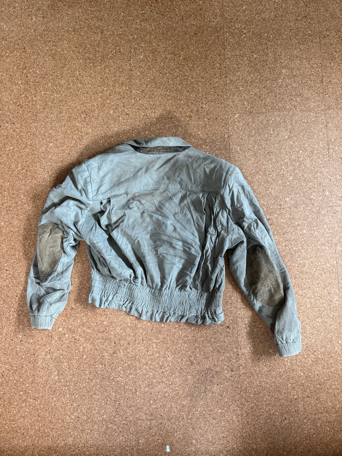 Francesca Stefani 1980s Vintage Gray Cotton Jacket Size M USA