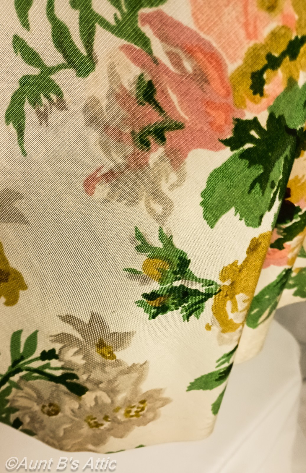 Vintage 50&rsquo;s Reina Cristina Party/Special Occasion Floral Halter Dress Medium