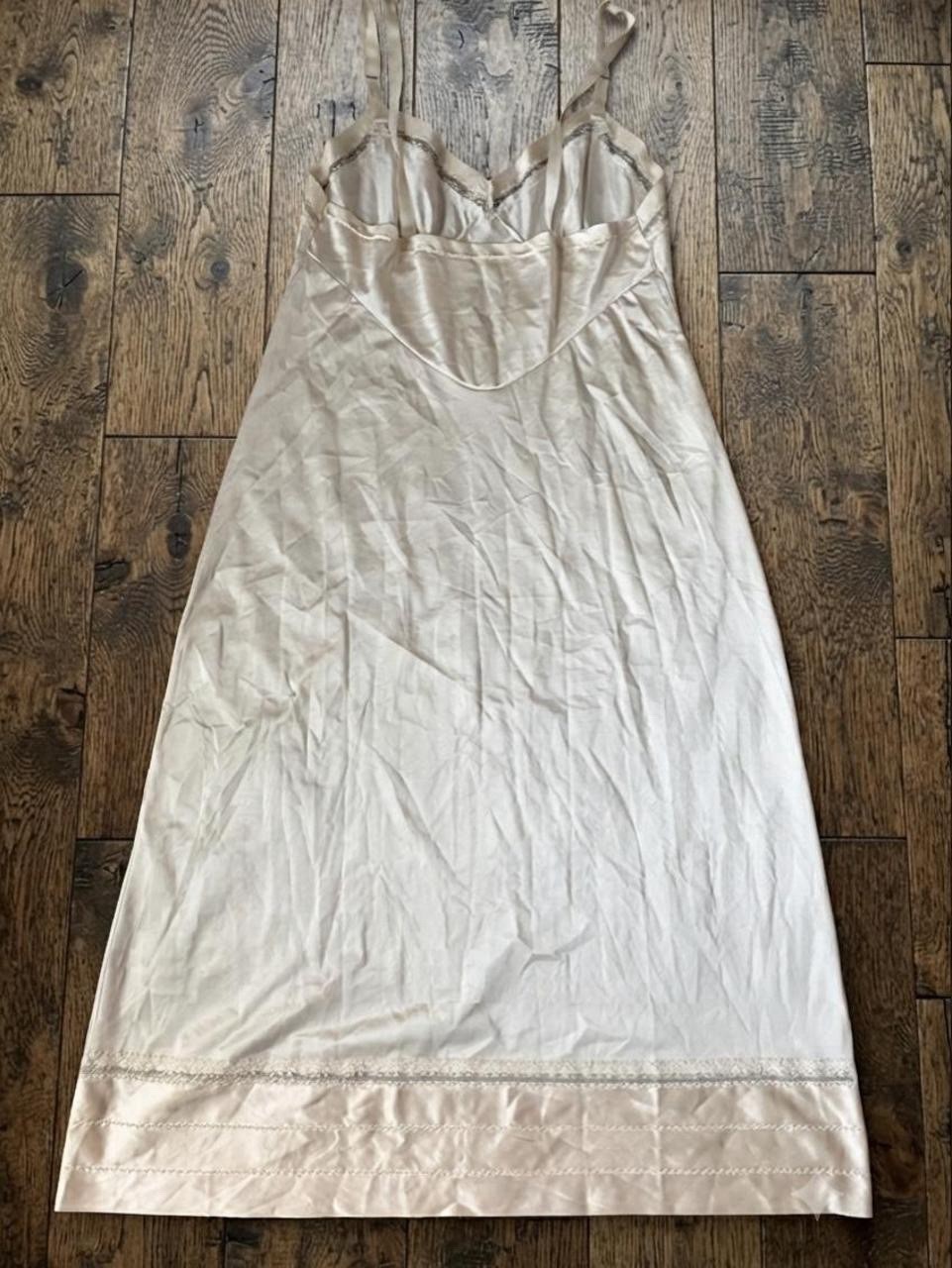 Lorraine 100% Nylon Slip Regular Size Type, Ivory Color, Women&rsquo;s Size 36