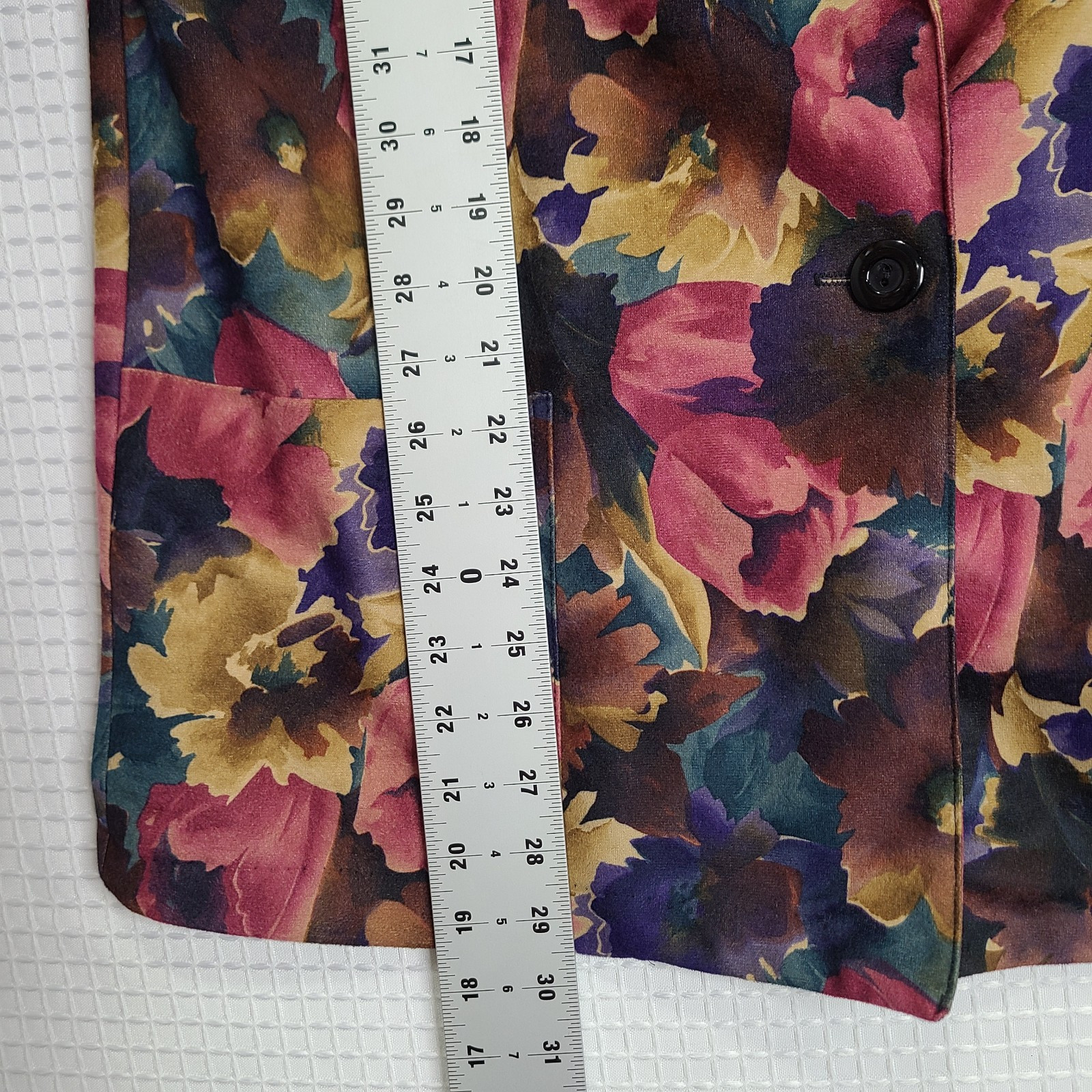 Vintage Joanna Floral Single Button Blazer Jacket Size Women’s Size Medium