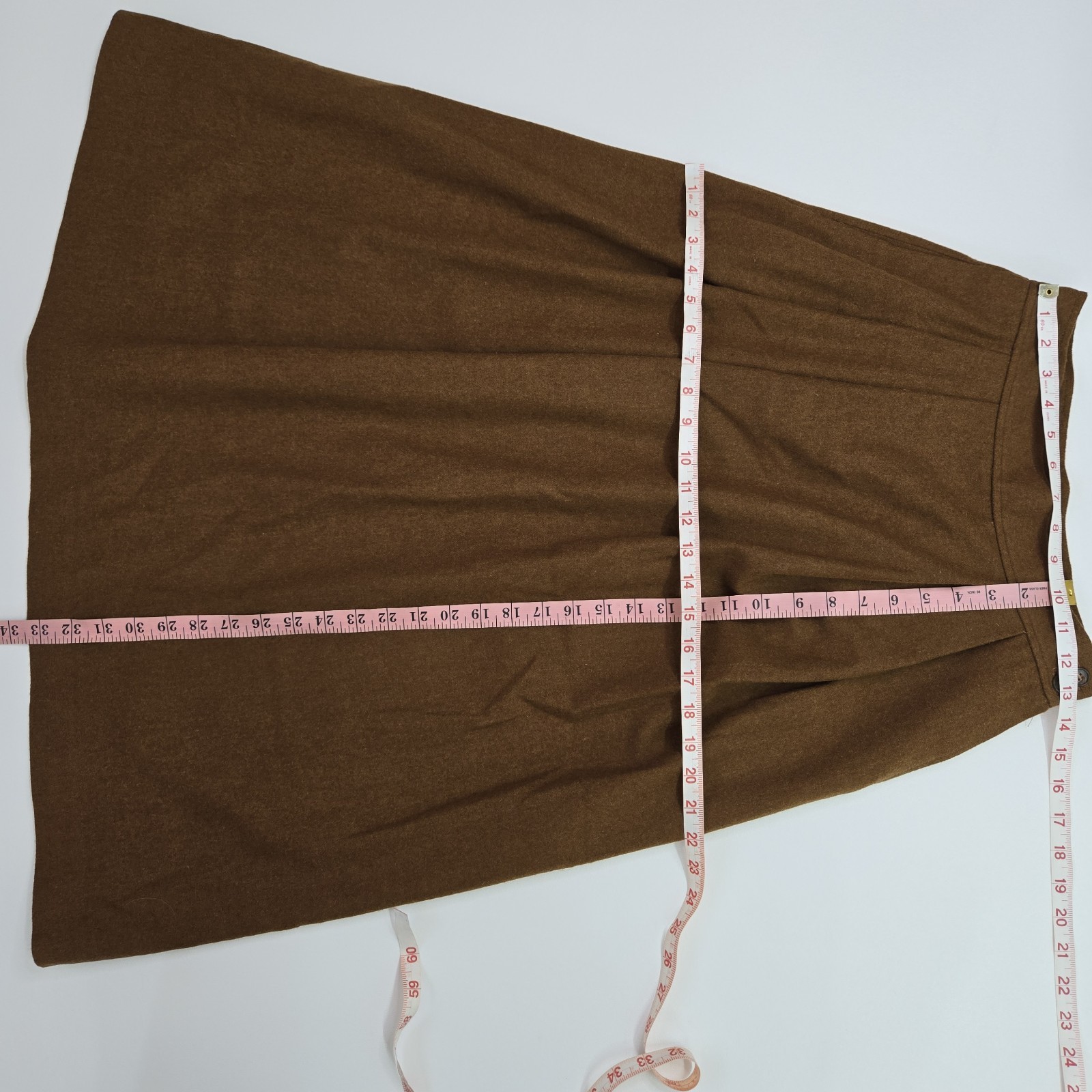 Evan Picone Skirt Suit Women Size 12 Blazer Pleated Skirt Brown 100% Wool VTG