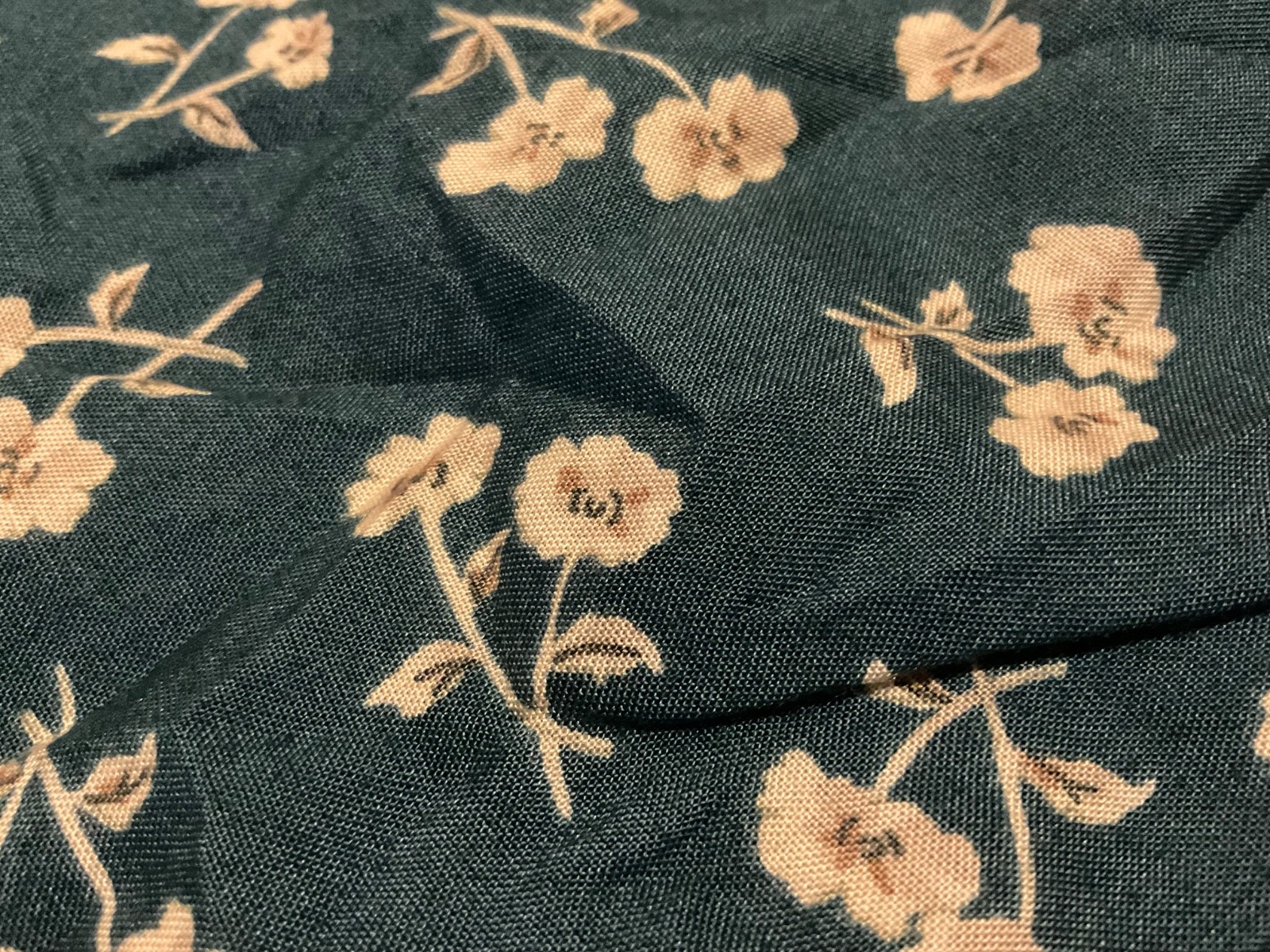 VINTAGE 90’S BYER TOO! BOHO WHIMSY SLEEVELESS FLORAL DRESS ( SIZE 9 ) TEAL