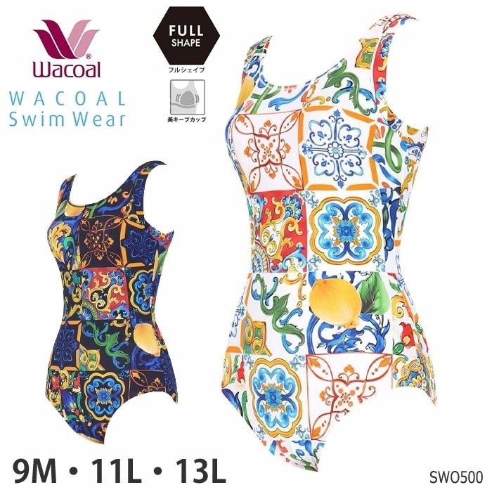 Wacoal Full-Shape One-Piece Swimsuit (Sizes 9M/11L/13L) SWO500