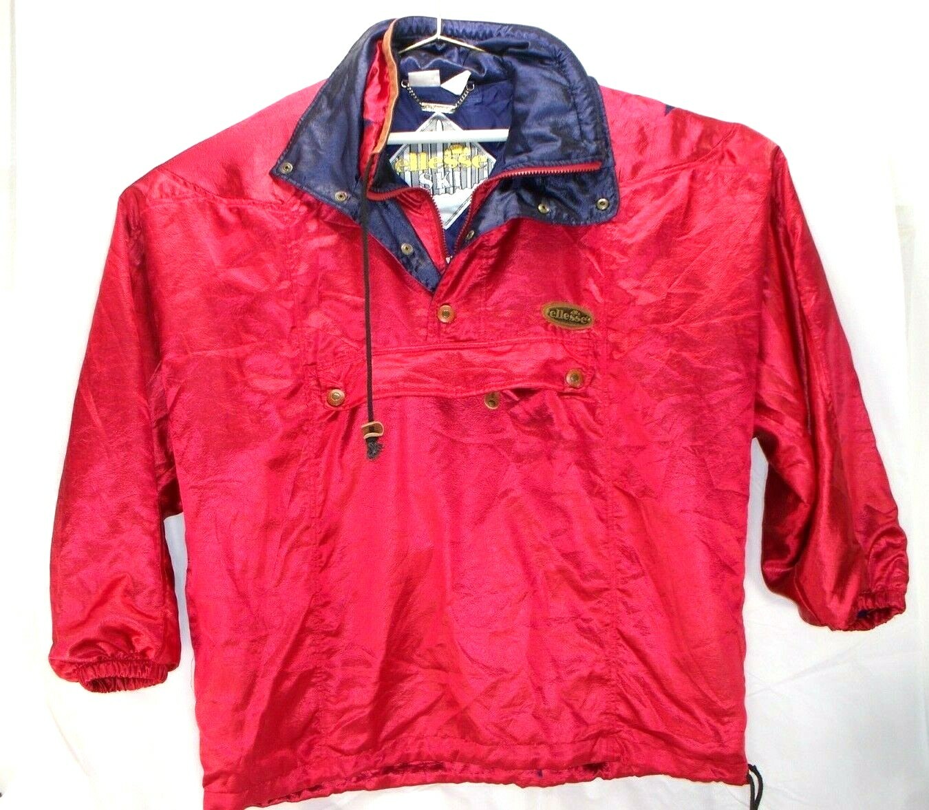 Ellesse VTG Women&rsquo;s Apres Ski Anorak Pullover Outdoor Hooded Jacket sz XL