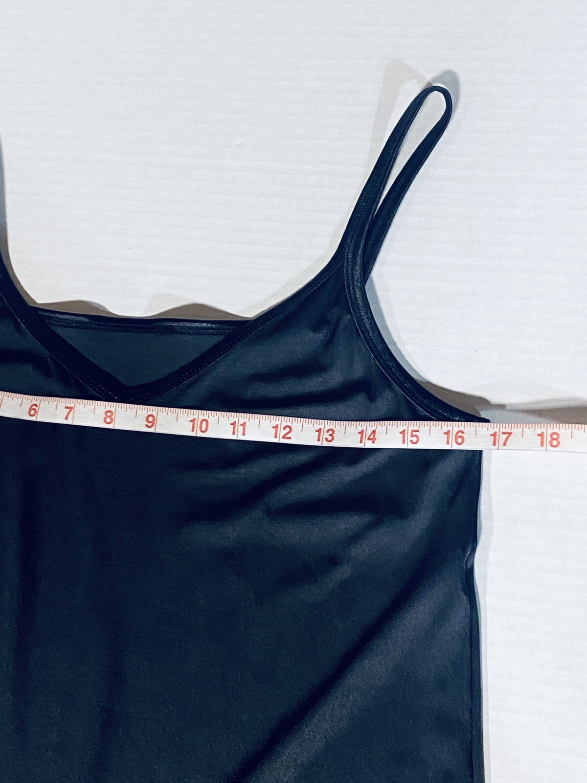 Vanity Fair Black Full Slip Dress Lingerie Size 18 36/42 Women EUC Made In USA