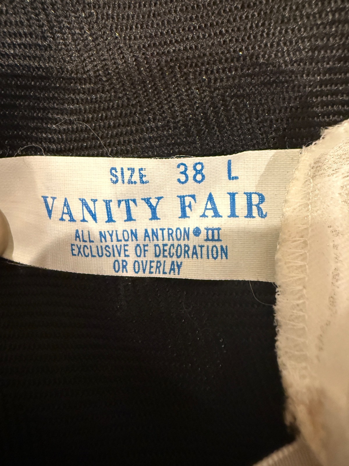 Vanity Fair Womens Nightgown Slip Dress Size 38 US L USA Fairy Coquette Regency