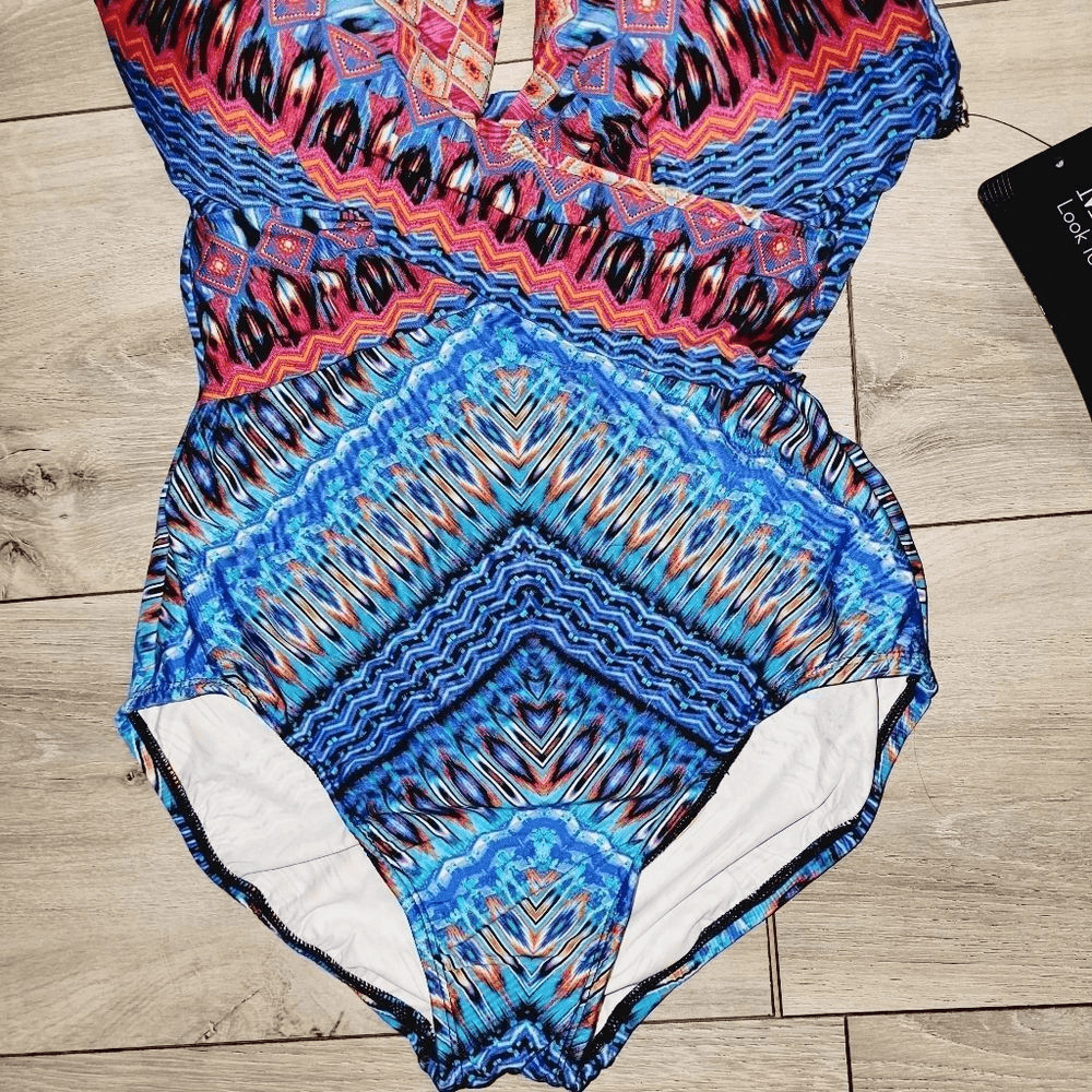 2023 Arrival Miraclesuit Casablanca Criss Cross Escape Sz 10 women&rsquo;s swimsuit