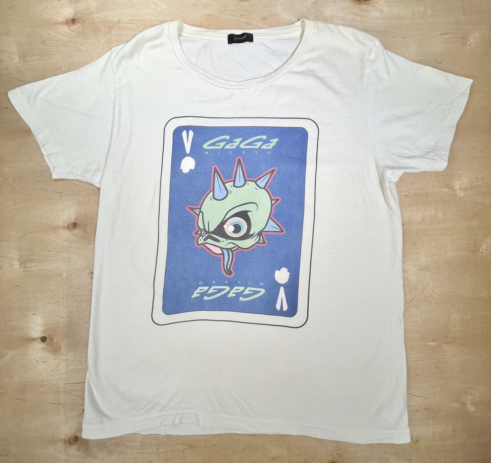 Vintage GaGa Milano T-Shirt Made In Japan RARE Size Medium
