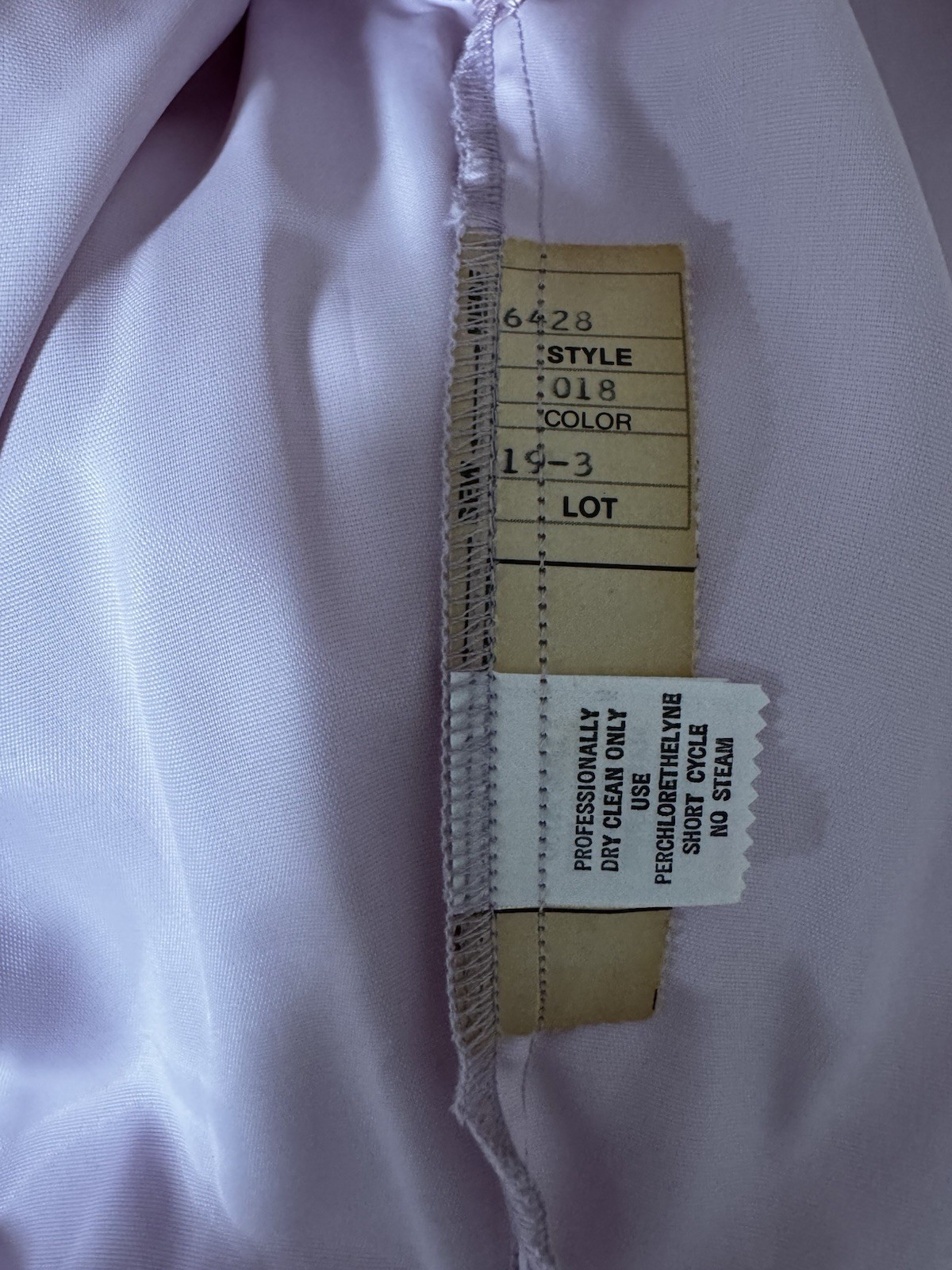 VTG Dance Allure Gown Prom Dress Womens 5/6 Lavender Pageant Bridal 80s USA NWT