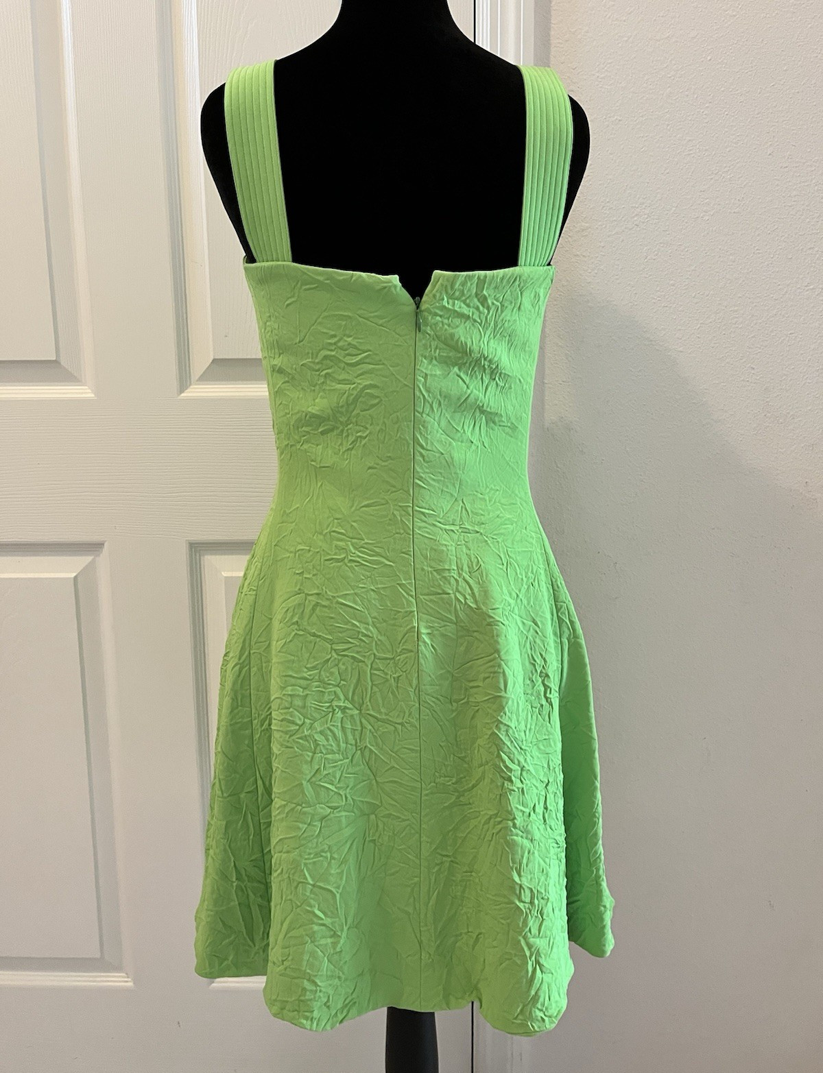 Vintage ISTANTE By VERSACE Light Green Dress, Made In Italy, Size 40