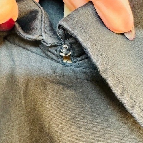 Old Navy Vintage Fall 2003 Black Double Breasted Belted Trench Coat XL Reined