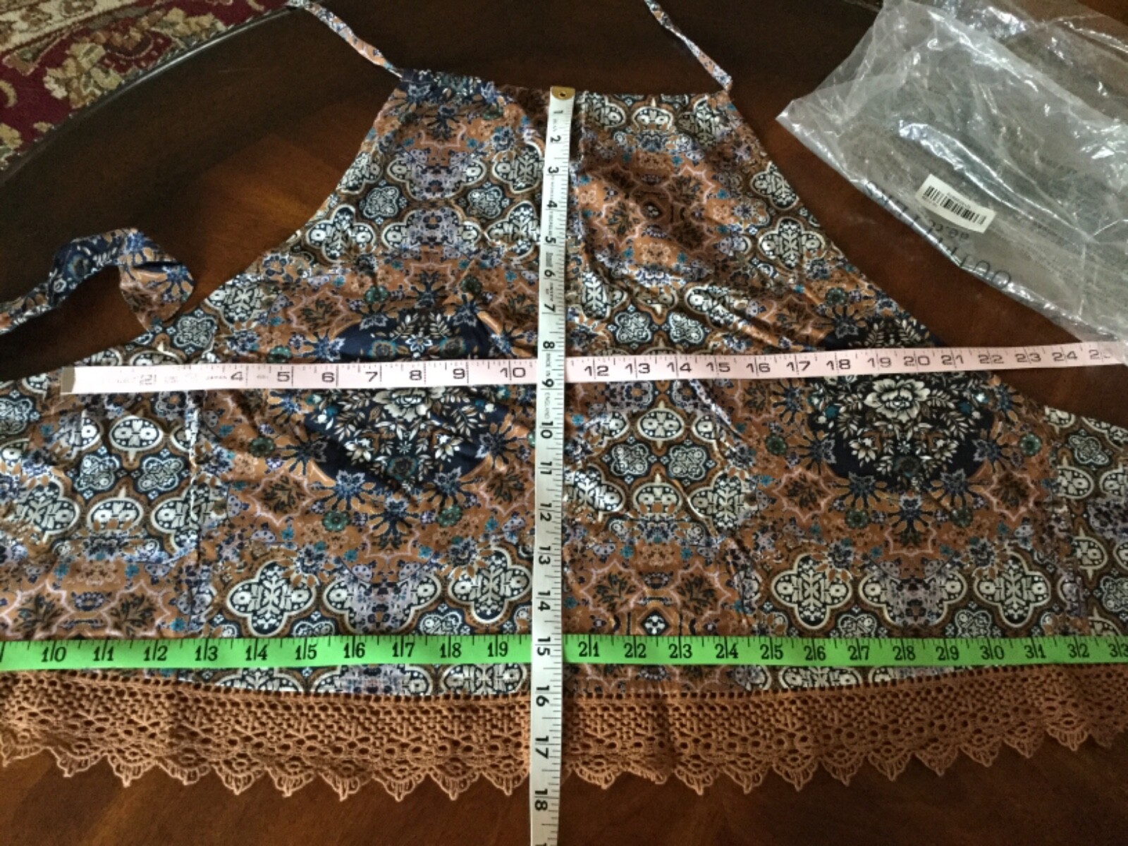 American Eagle CROCHET LACE Tie Back HALTER TOPS BOHO Print or Ivory Solid XXL