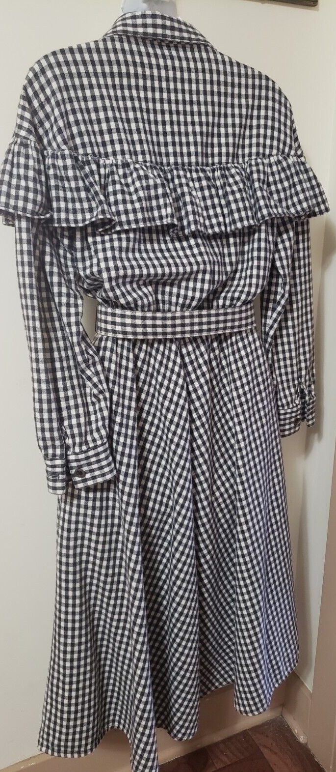 Vintage Carol Anderson Cottage Core Flannel Dress. Size 4