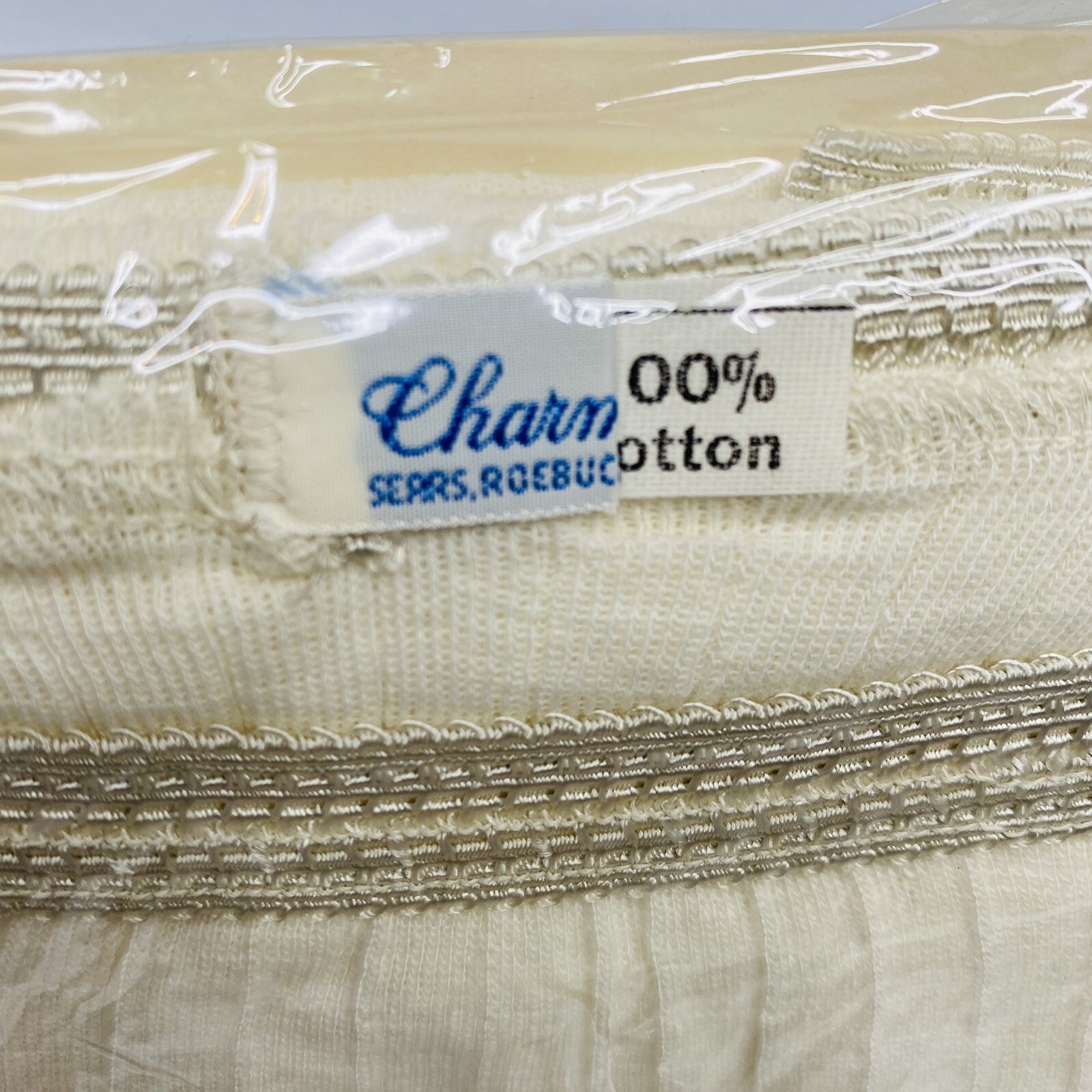 50s Sears Charmode No 5889X Cotton Knit Lingerie Sz XL Above Knee Panty UNSEALED