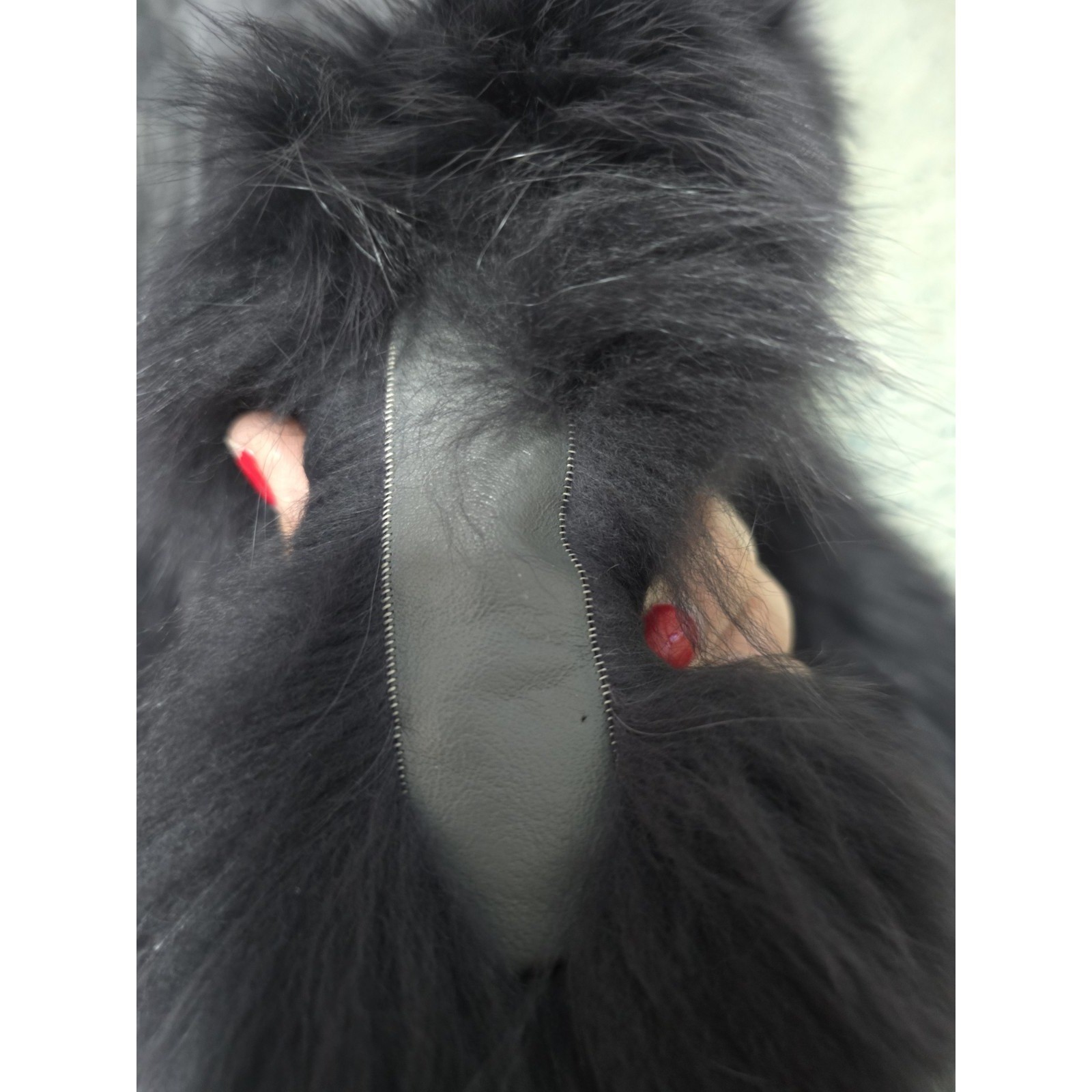 Vintage Ombre Silver Fox Fur Jacket, Impeccable, Flawless , Girls Deserve Fur