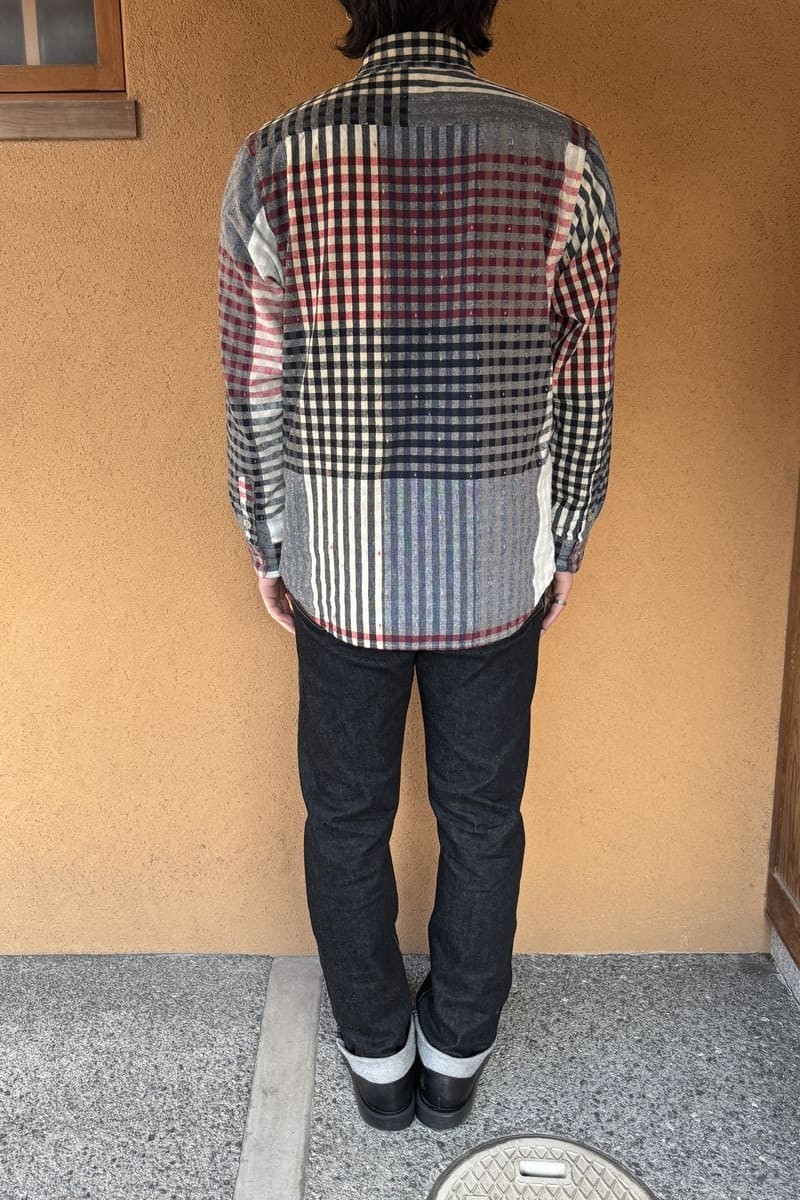 BlueTrick Round-Hem Shirt, Panel Check (Men&rsquo;s)