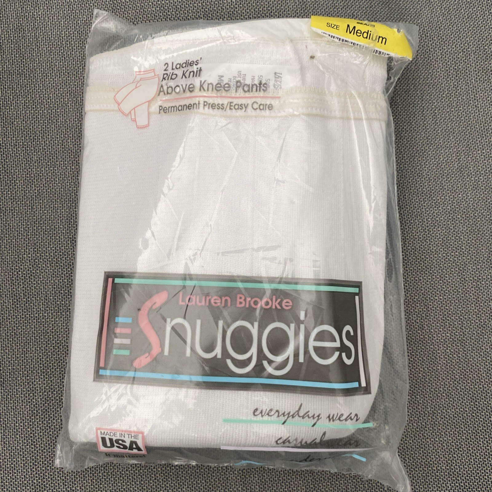 NWT Vintage Underwear Lauren Brooke Snuggies Ladies Above Knee Length Med 37-39