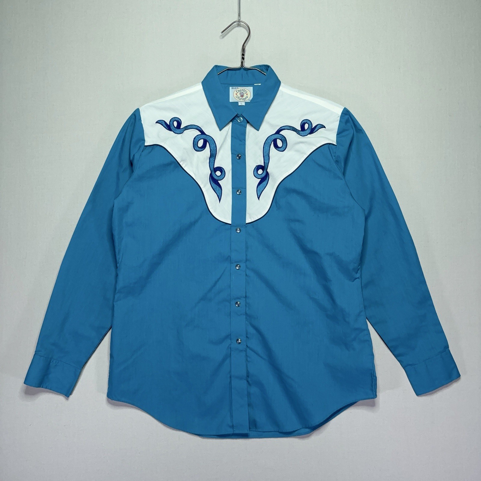 VTG Ely Country Charmers Western Wear Shirt – Cowgirl – Snap – Women LARGE