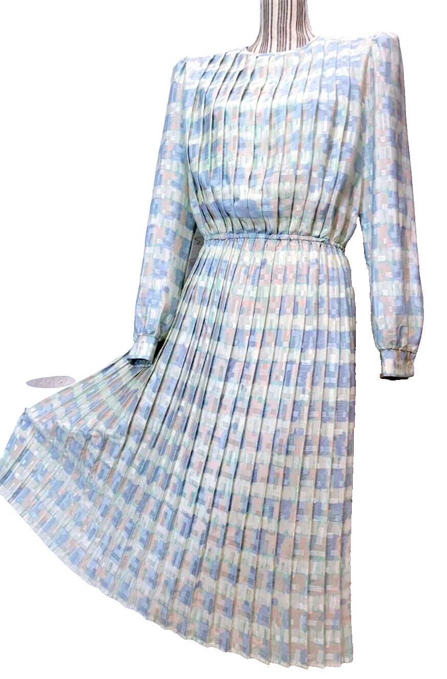 LISA MICHAELS USA Women&rsquo;s Silk Ruffled DRESS Multicolor SZ 14-16
