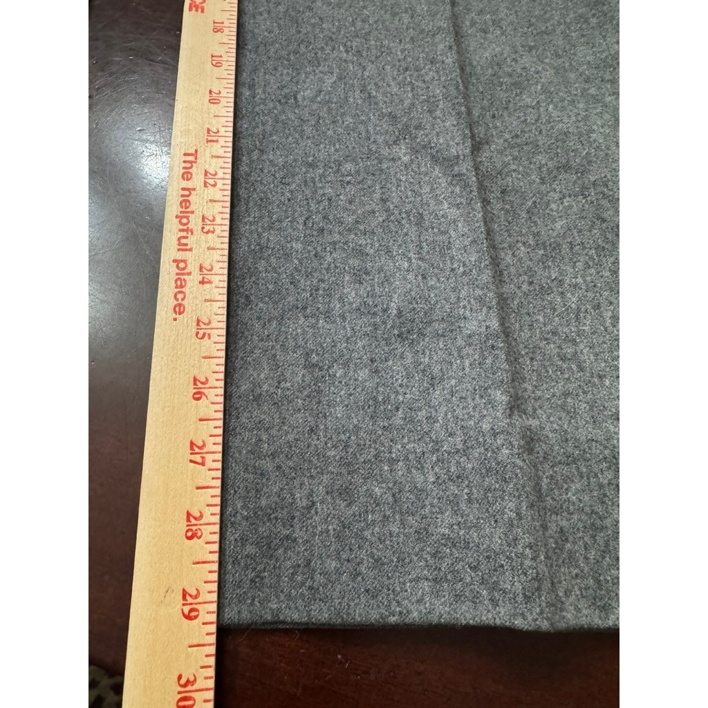 Pendleton Vintage Grey Wool Trousers High Waisted Straight Leg Made in USA 33×30