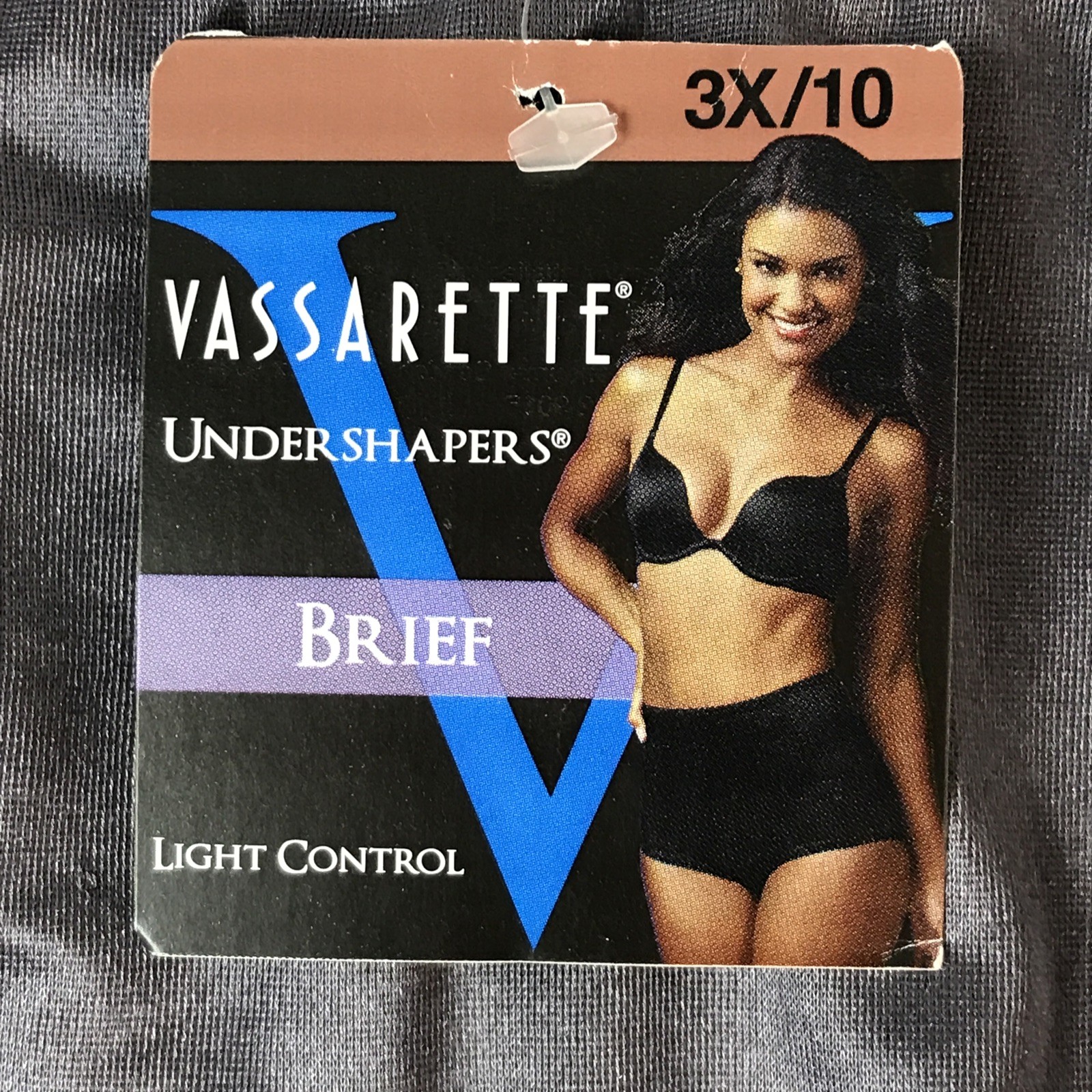 3X Vassarette Undershapers Light Control Panties Second Skin Satin NWT Steele