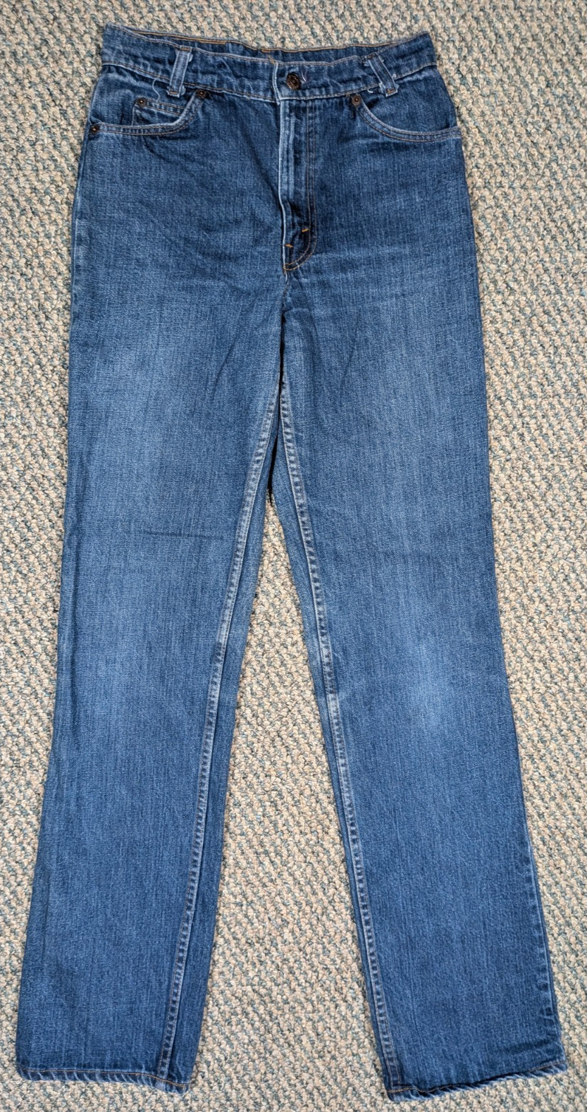 Vintage Levi’s Denim Jeans Womens 14L 26×33 High Waist Orange Tab 90s