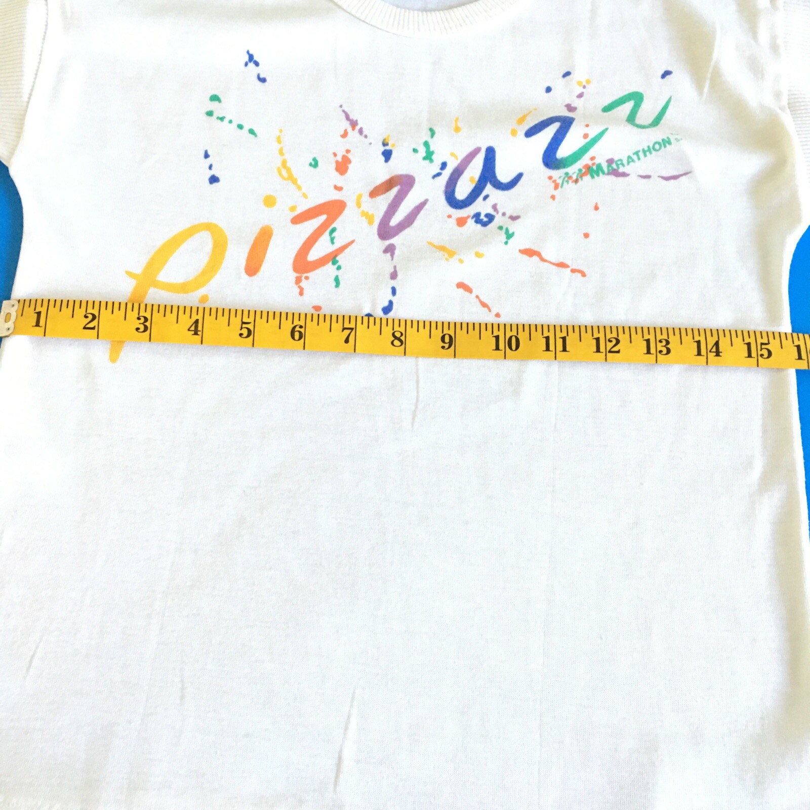 Vintage 1980&rsquo;s~PIZZAZZ Marathon women’s T-shirt, MarathonHer, S-M