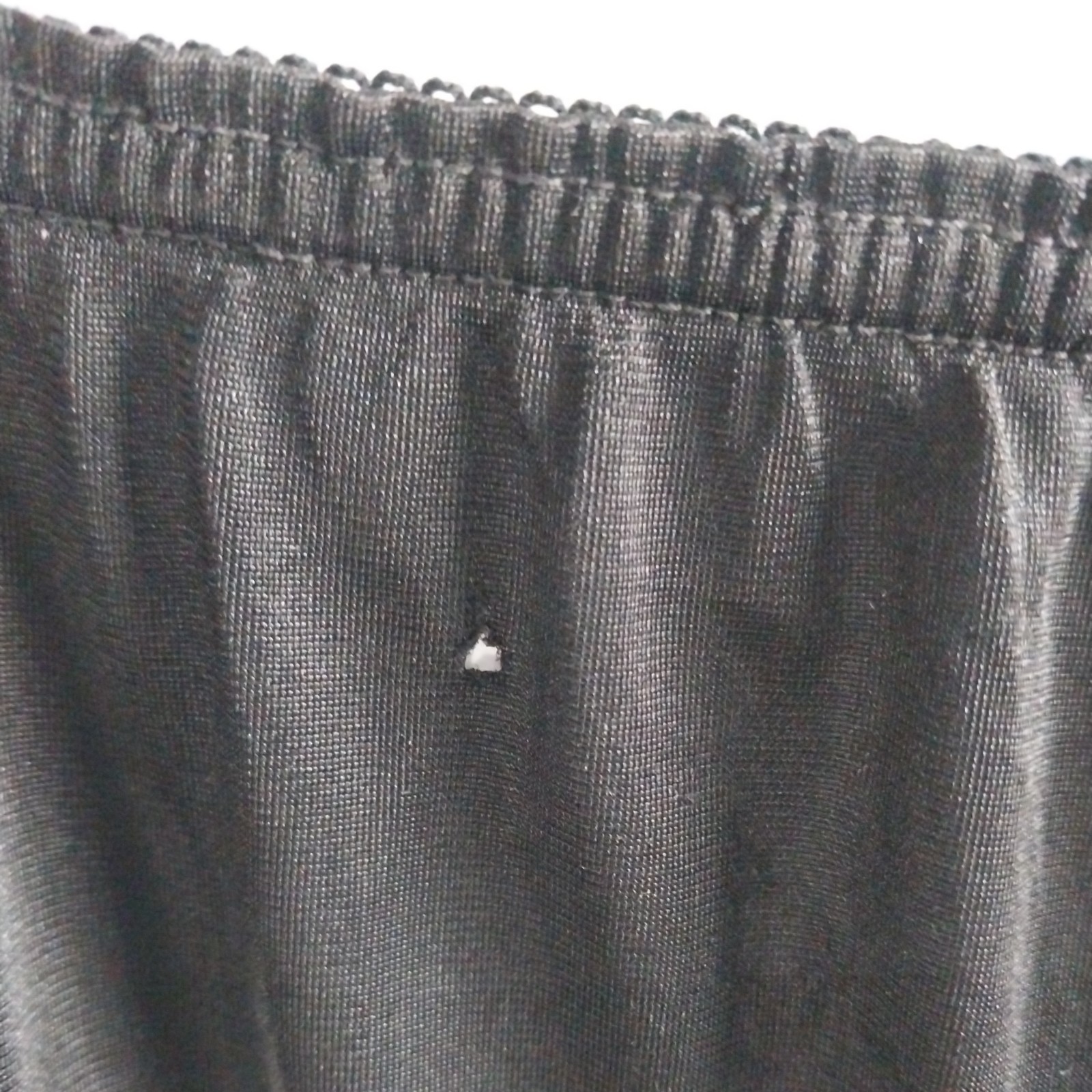 Vintage Fortune Black Nylon Half Slip Size Large 24“ Long See Description