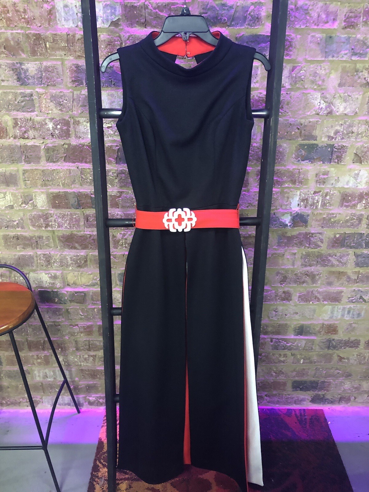 Vintage Alfred Werber Women&rsquo;s Sleeveless Long Paneled Coat Dress Sz 10