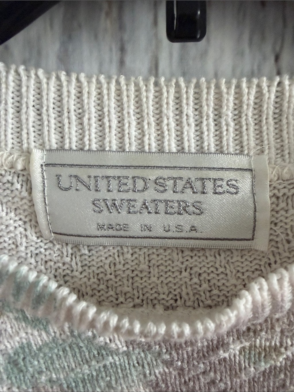 United States Sweaters vintage floral boxy fit light knit short sleeve sweater